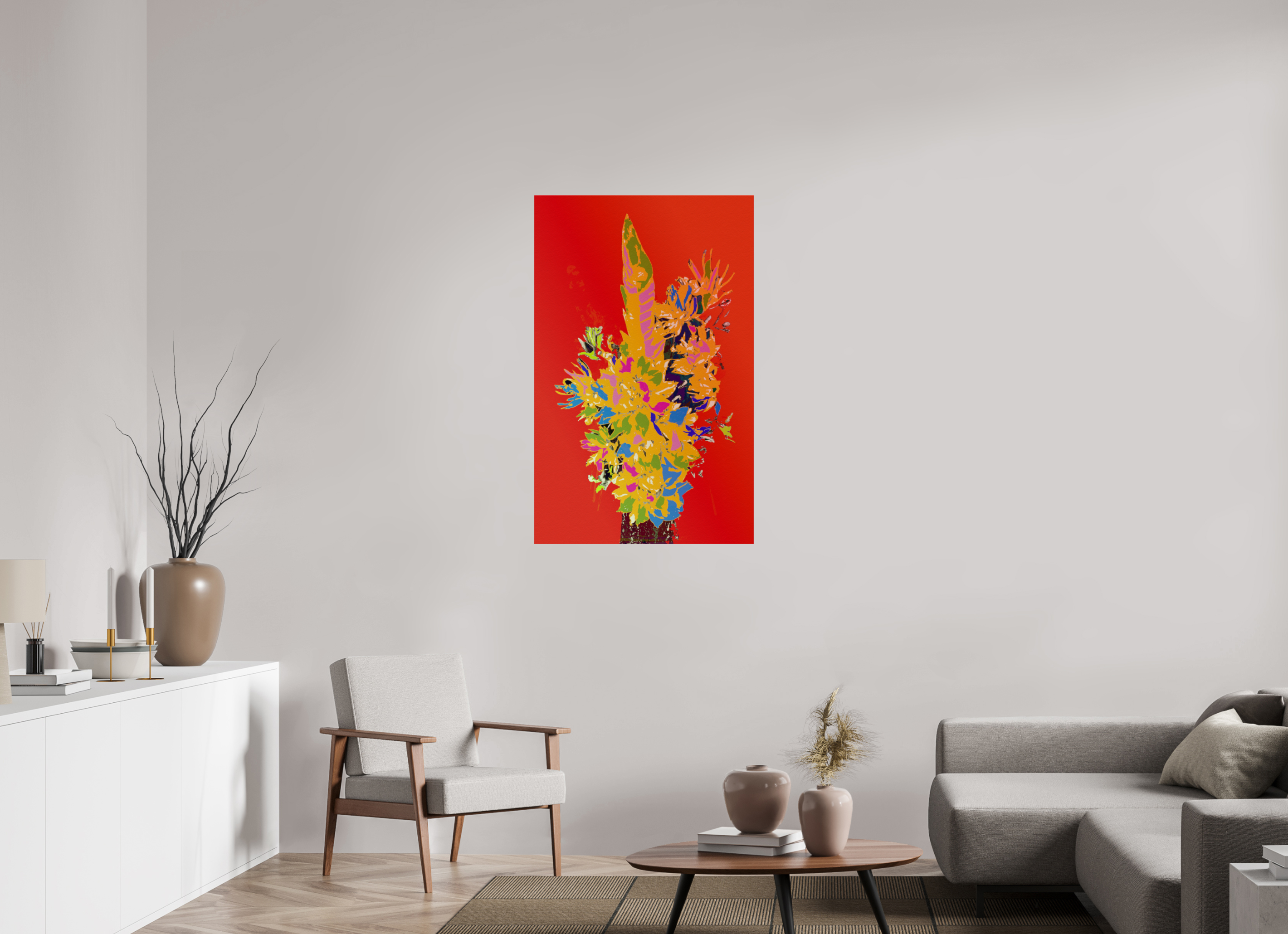 28 x 44.4″, Photo Print Under Acrylic Glass Pop Vase 3