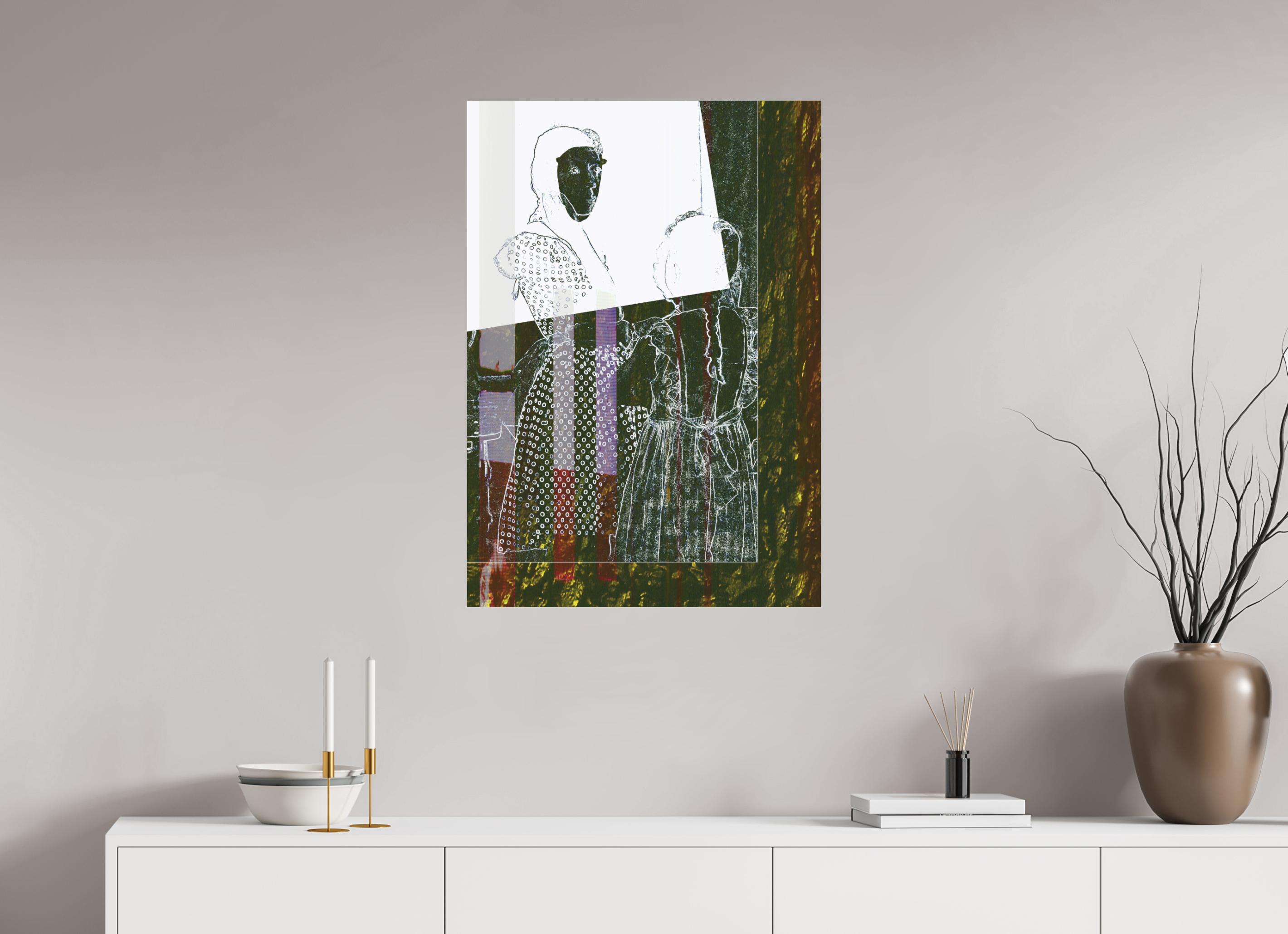 24 x 34.4″, Fine Art Print Motherly
