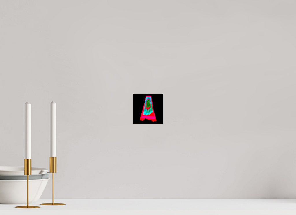 4 x 4″, Fine Art Print Drip 001