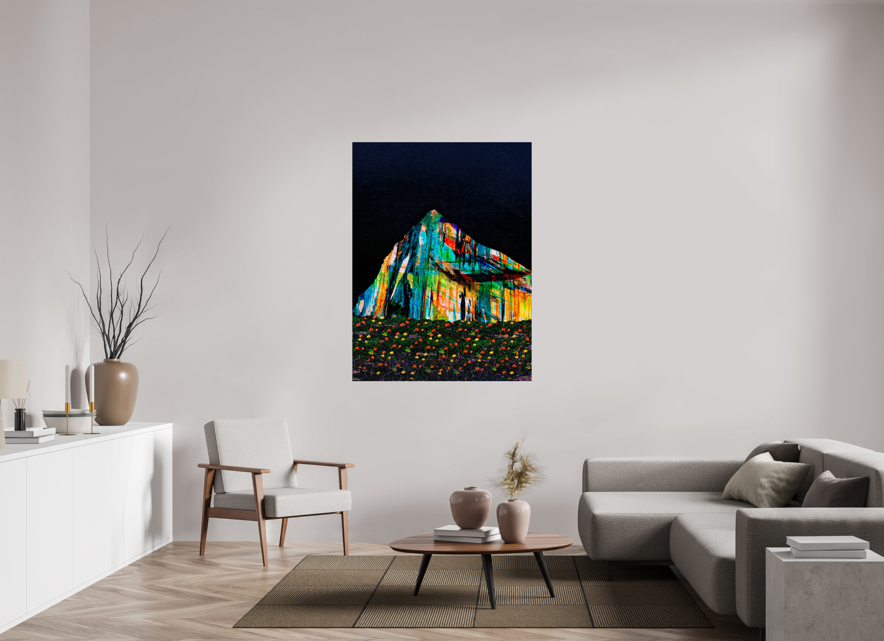 42 x 56″, Photo Print Under Acrylic Glass Meadows