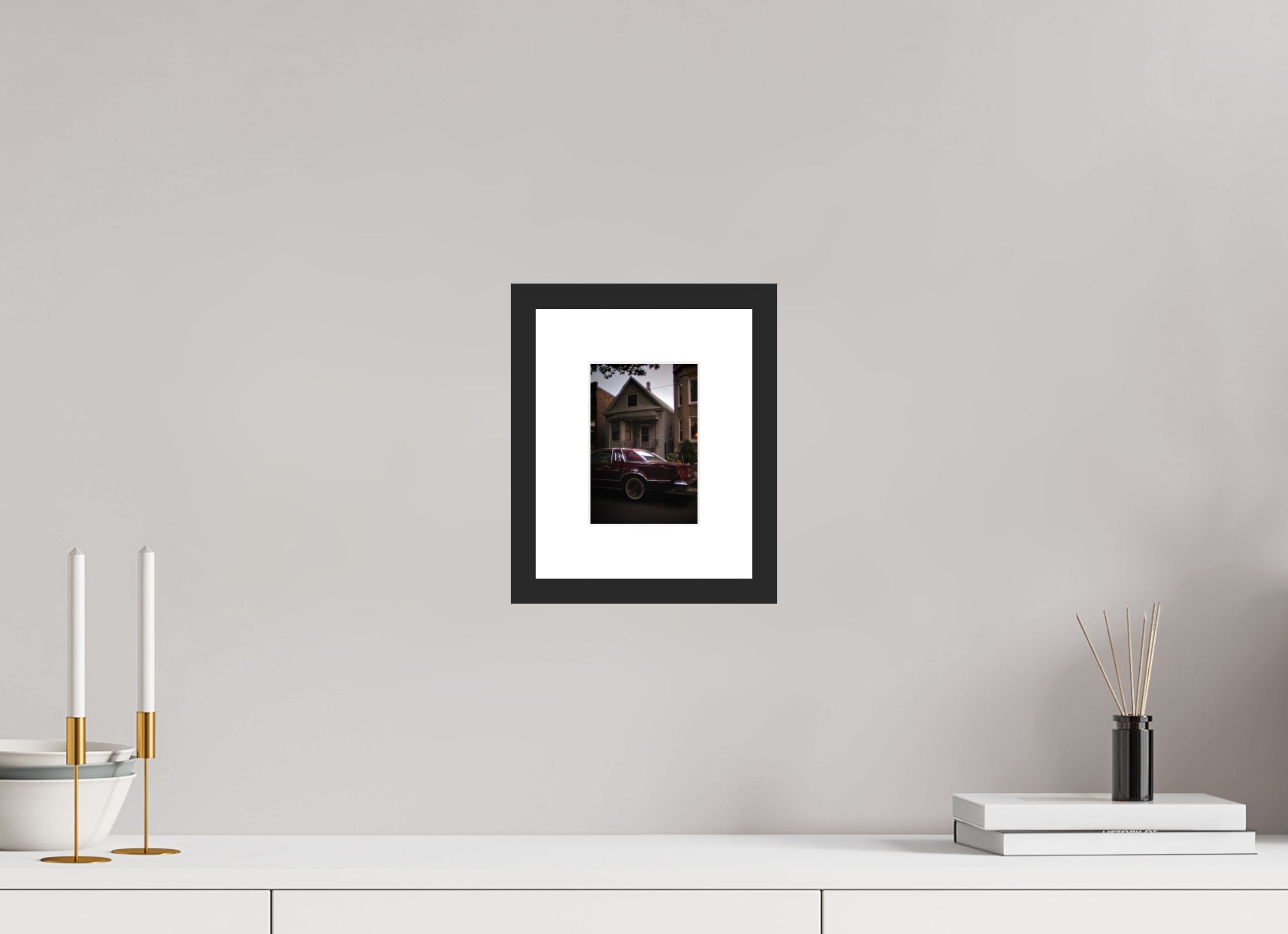 4 x 5.8″, Fuji Crystal Archive Print Framed (Black) 70s Glow