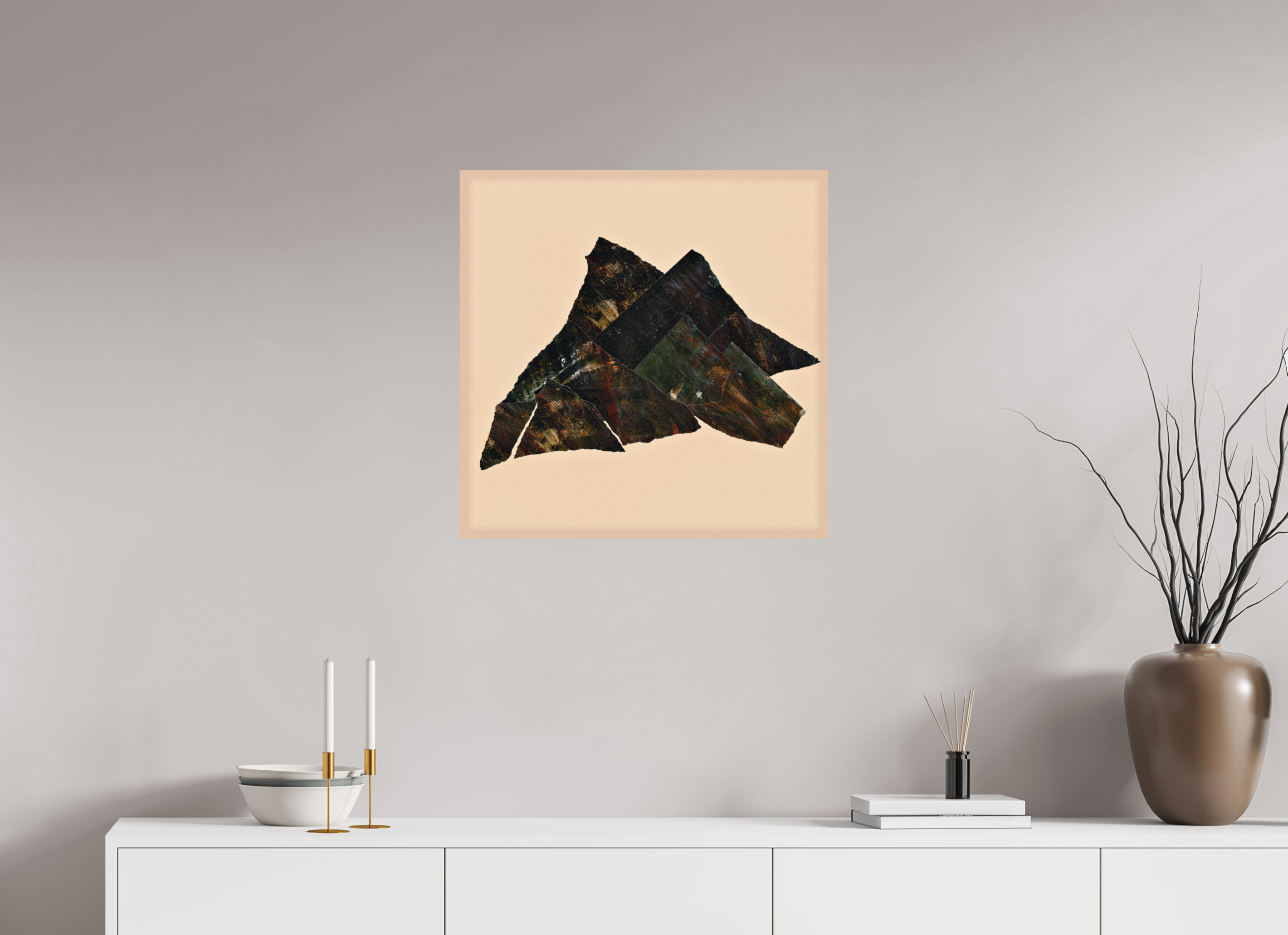 25 x 25″, Fine Art Print Mountain