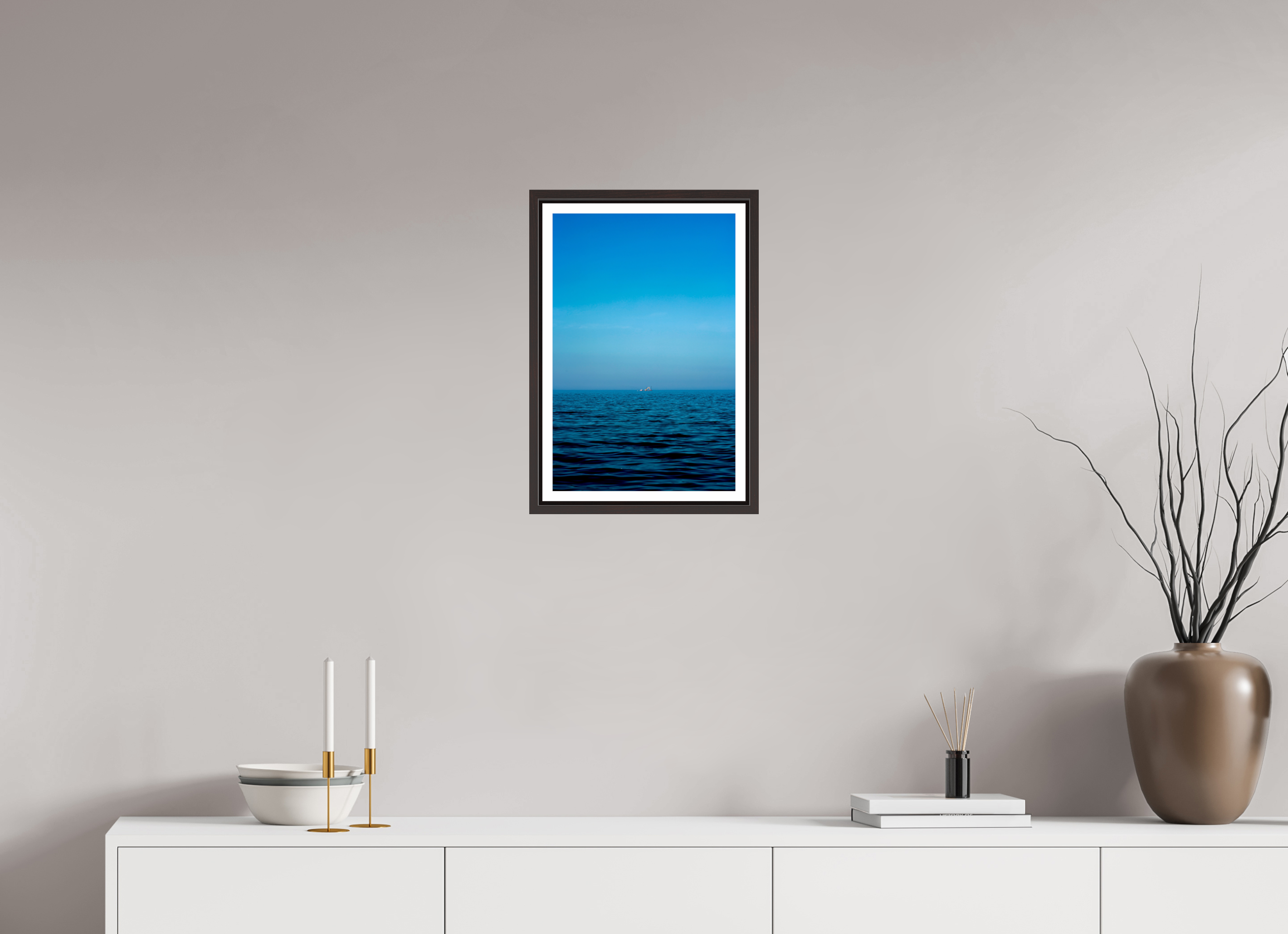 12 x 18.3″, Floater Frame (Alder Brown) L4KE
