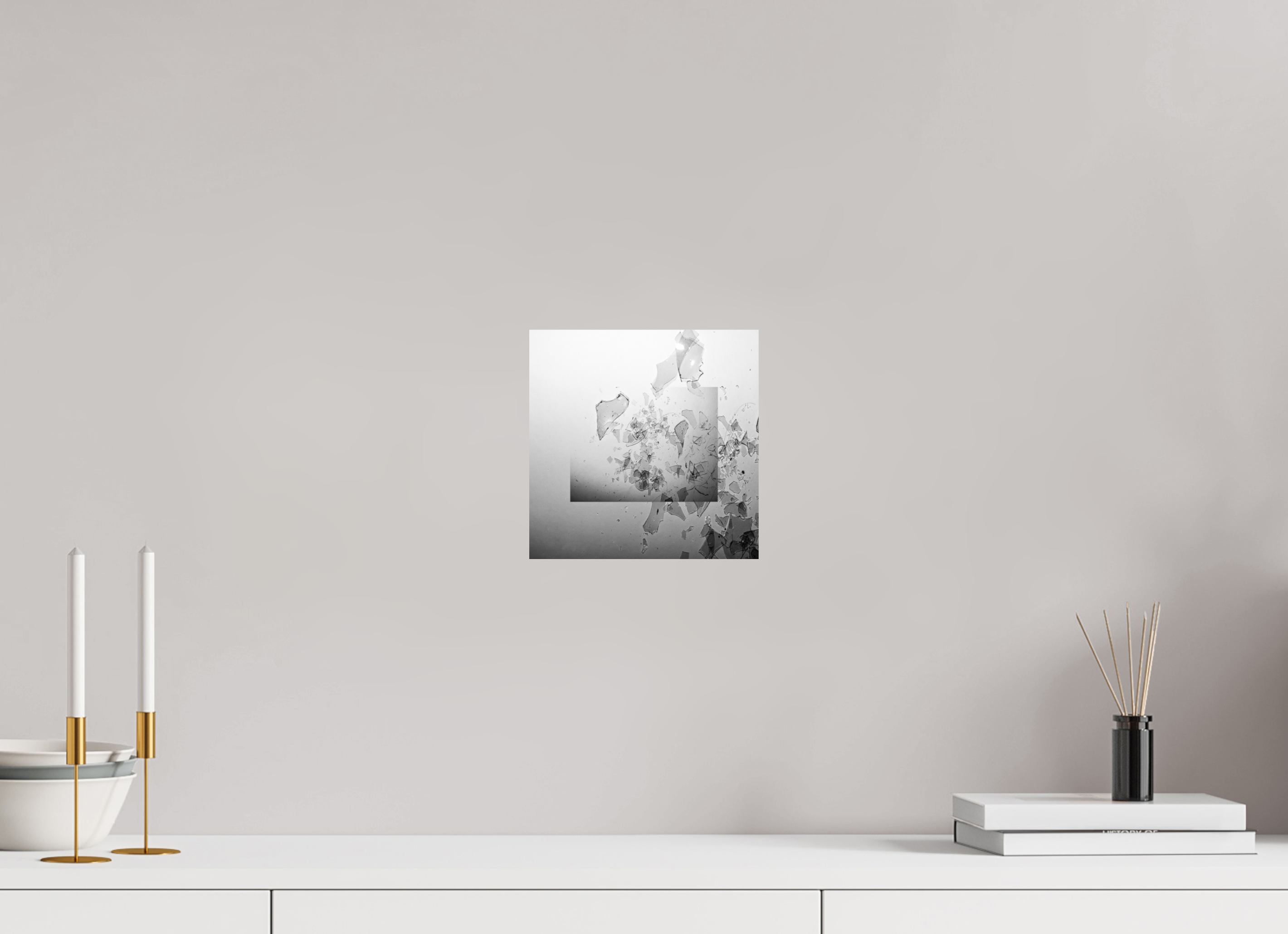 8 x 8″, Fine Art Print Glass Houses