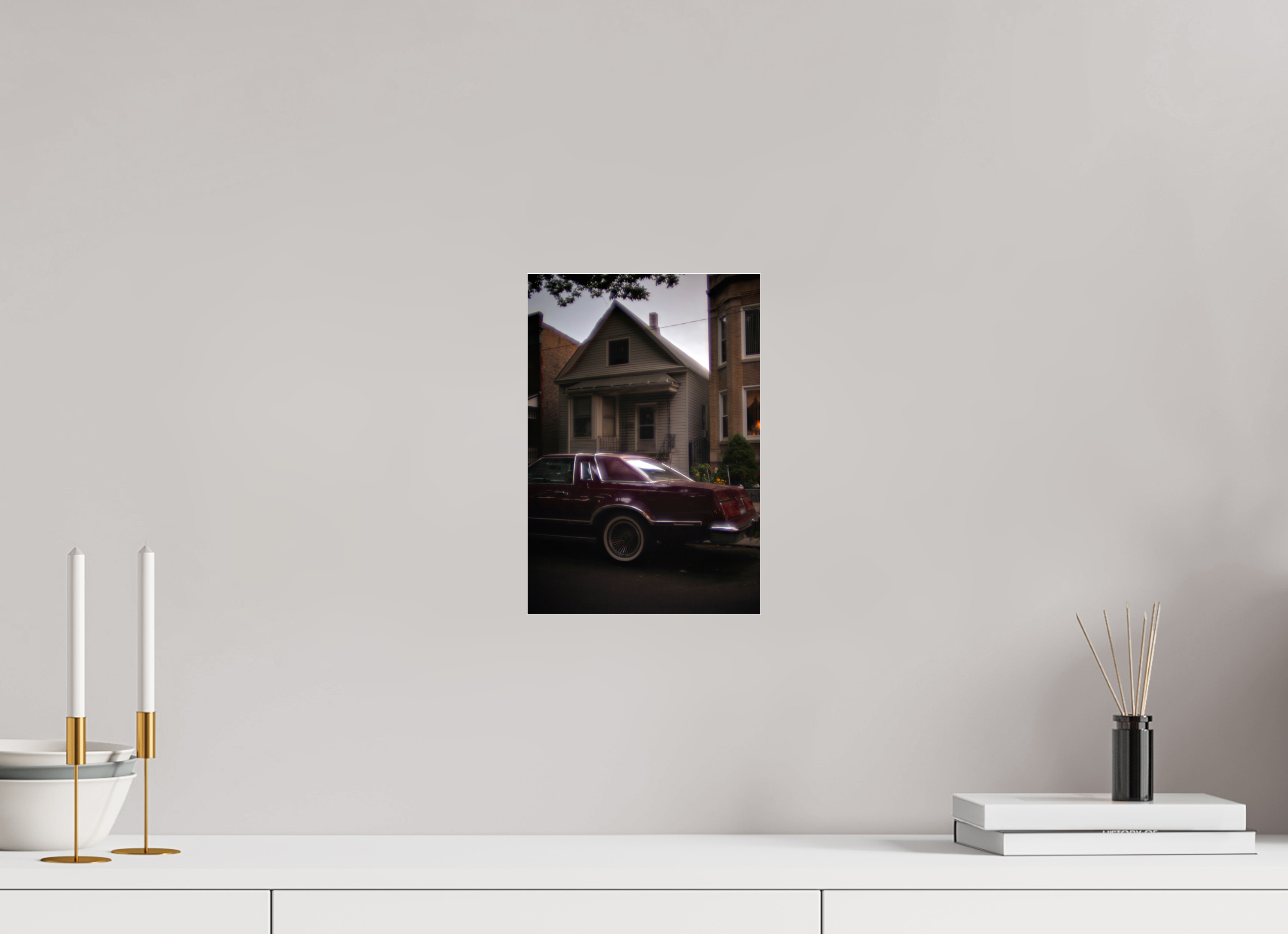 8 x 11.7″, Photo Print Under Acrylic Glass 70s Glow