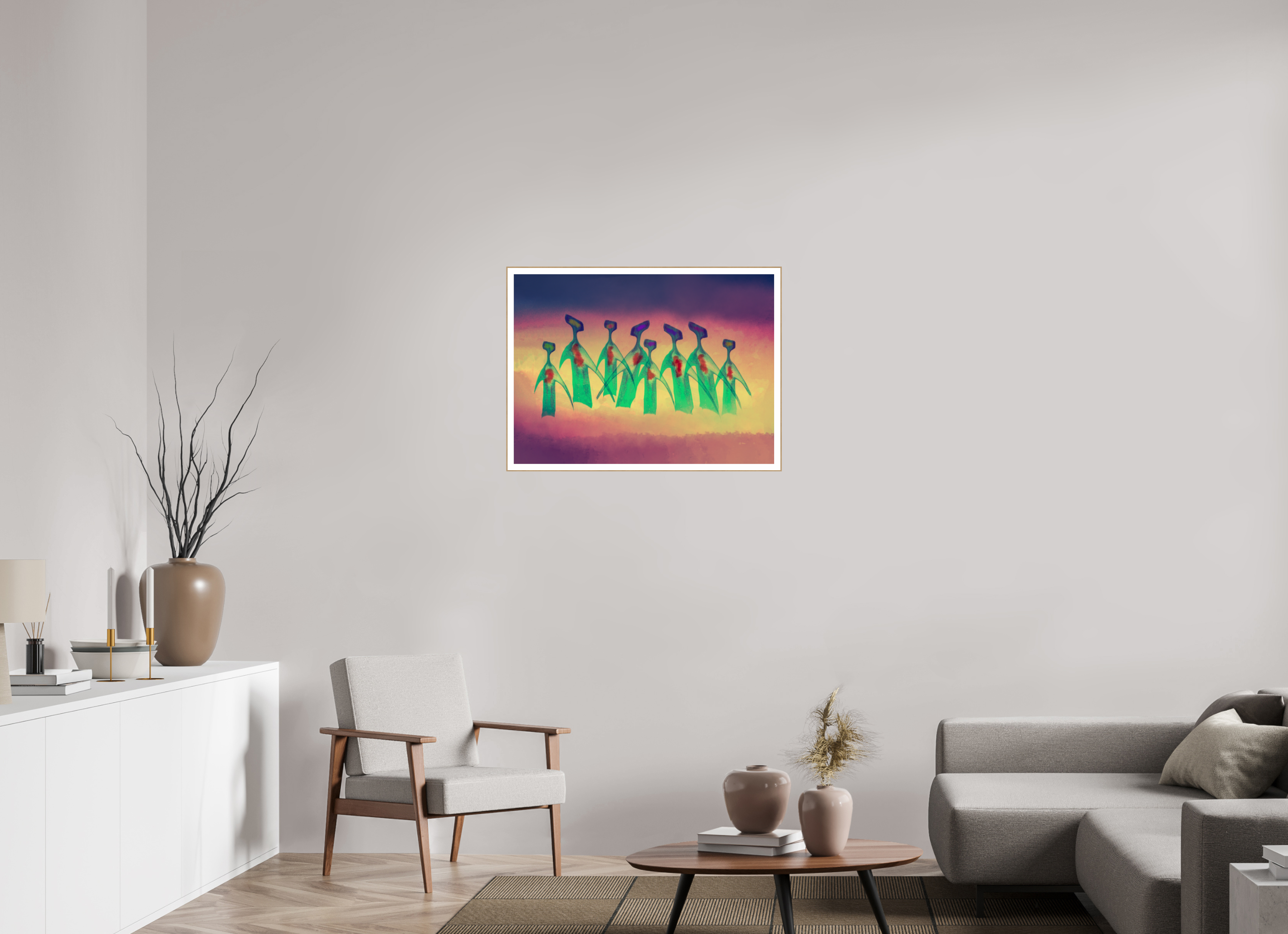33 x 24″, Solid Wood ArtBox (Oak) awe