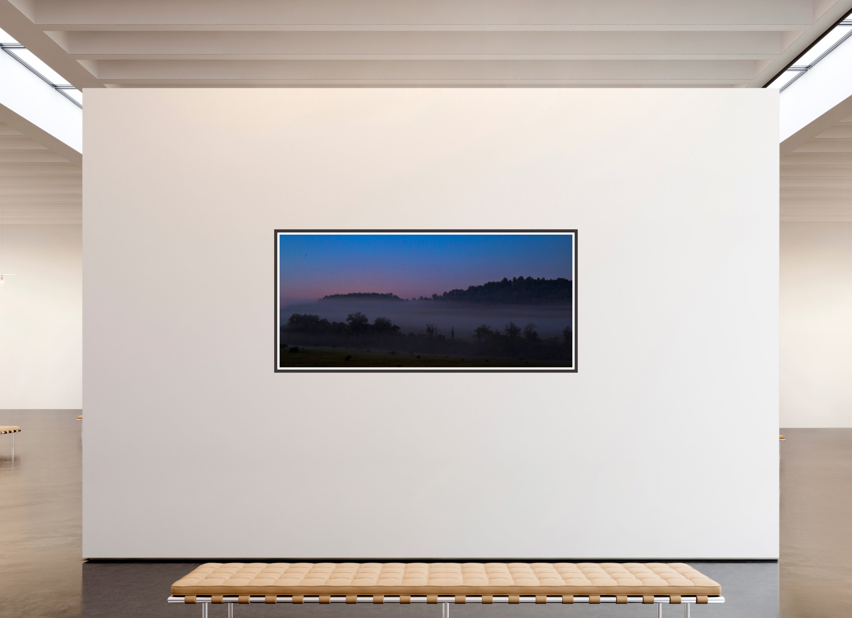 86.3 x 39″, Floater Frame (Alder Brown) Somewhere In Ohio