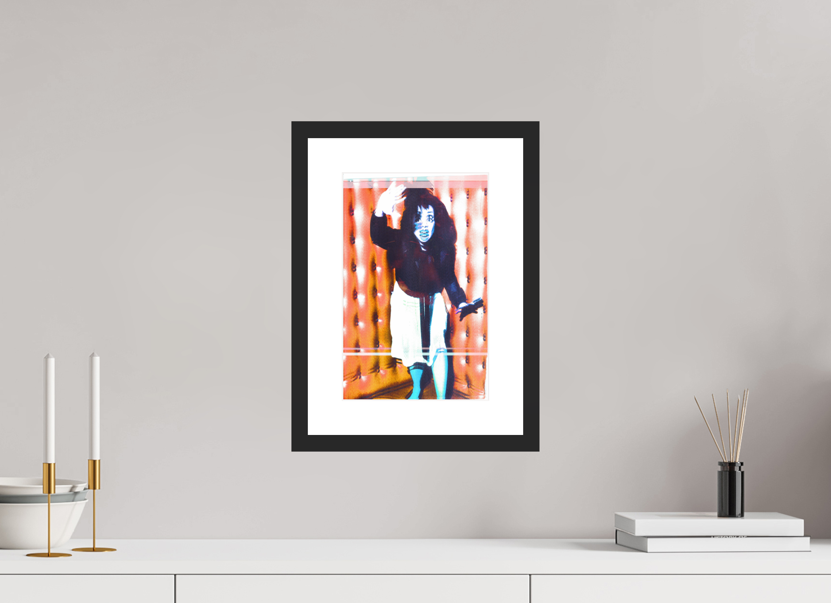 8 x 12.3″, Framed #1 dance