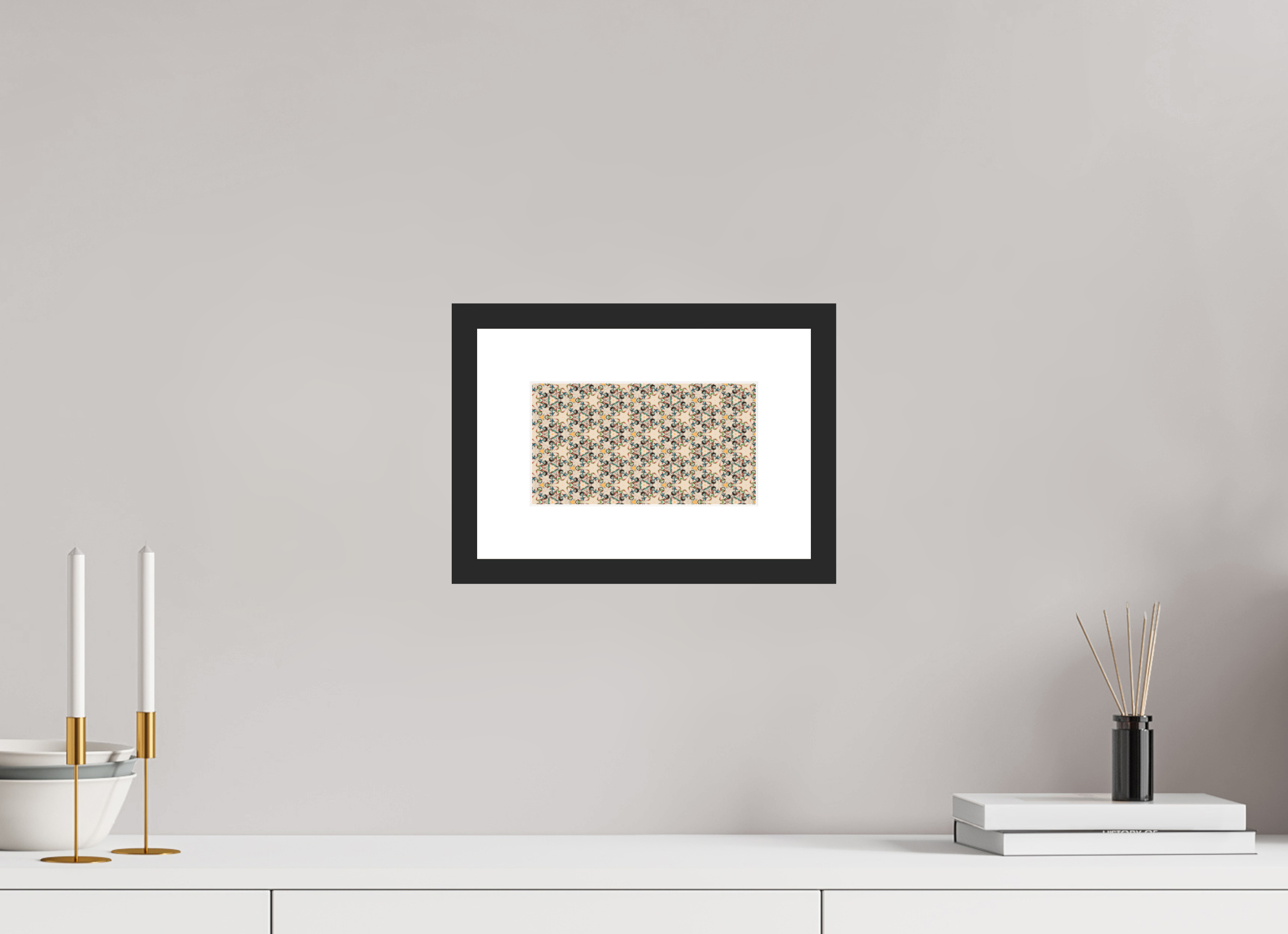 8 x 4.5″, Fuji Crystal Archive Print Framed (Black) Rose Garden