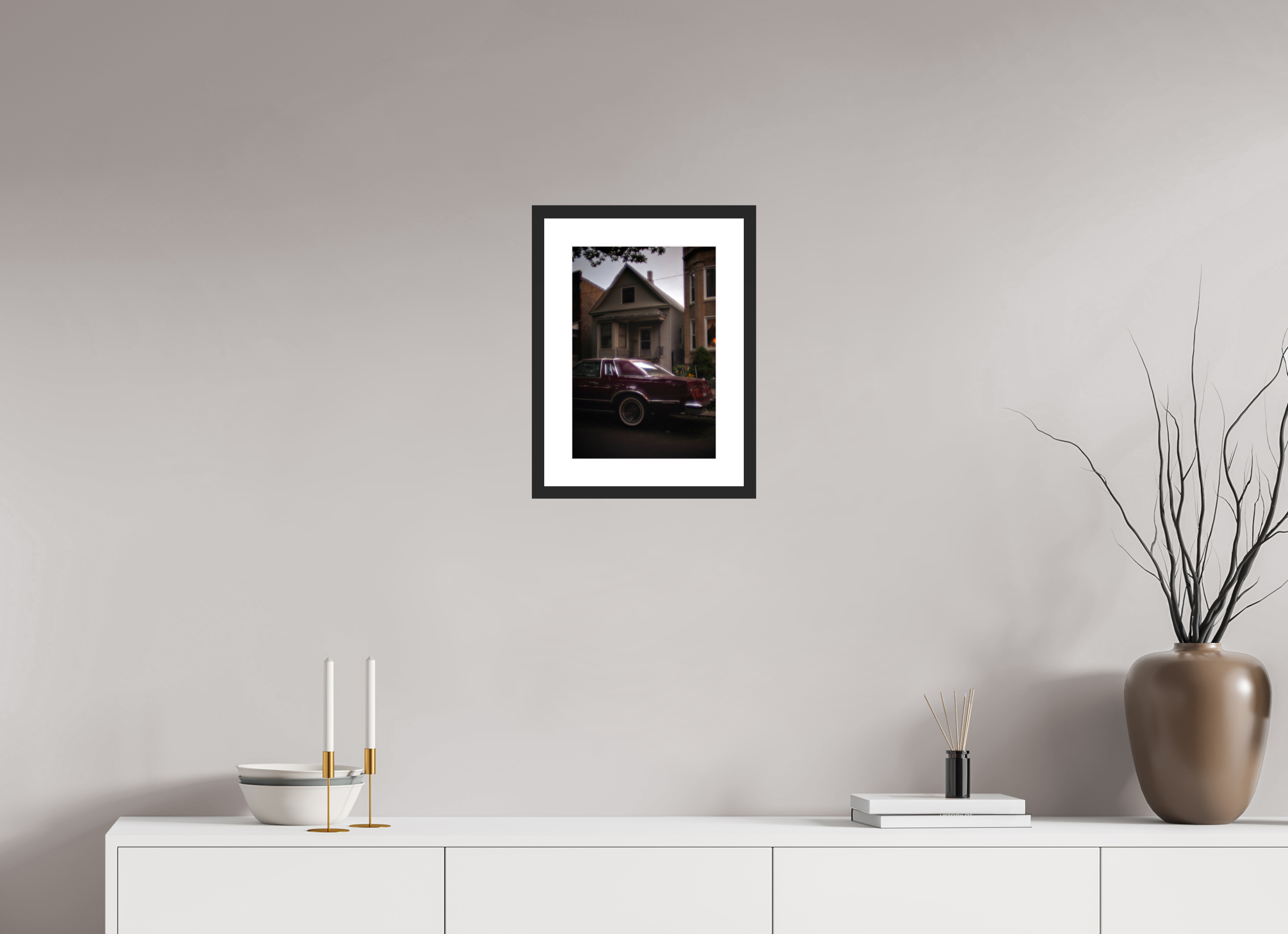 10 x 14.6″, Fuji Crystal Archive Print Framed (Black) 70s Glow