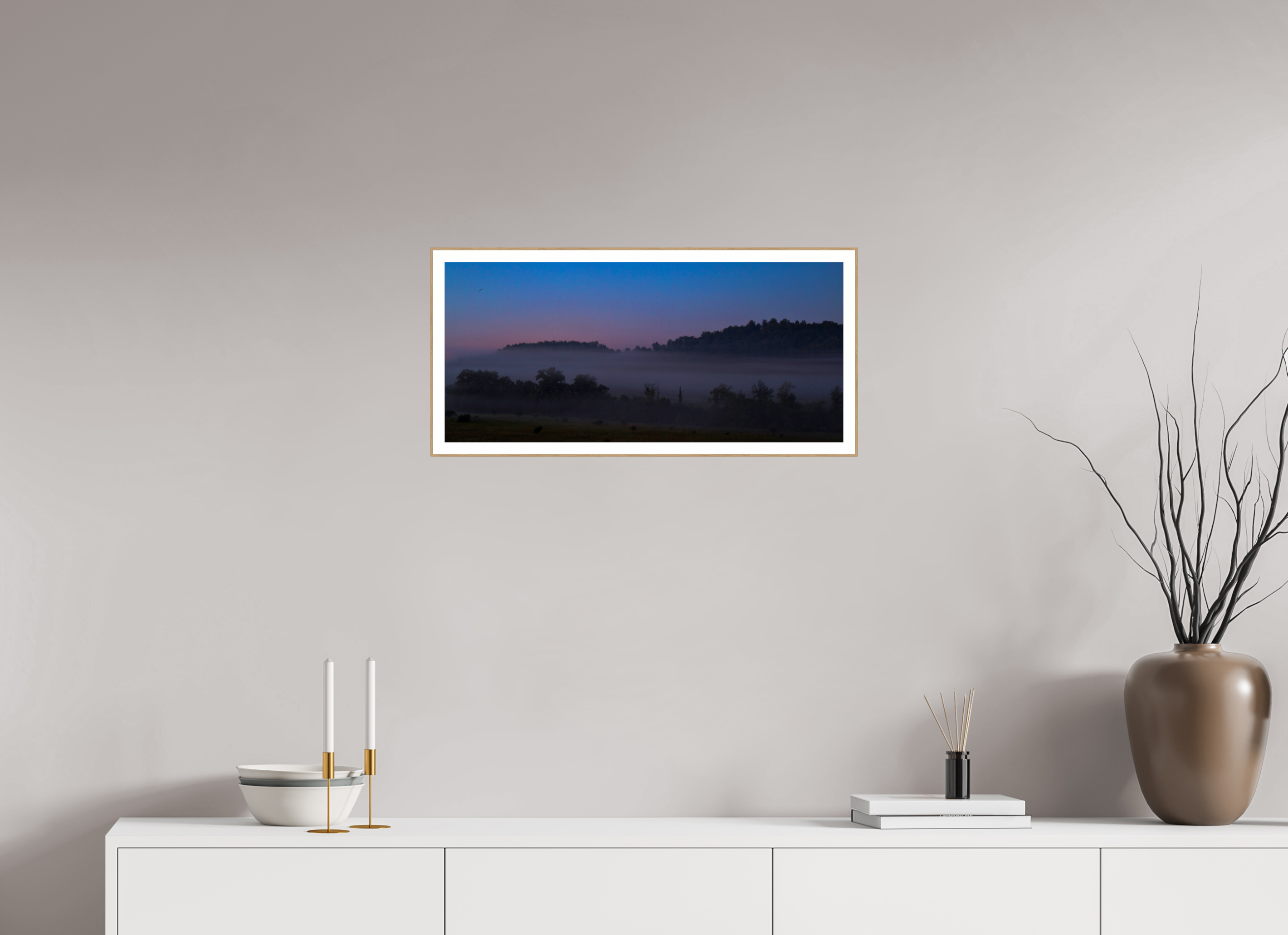 26.6 x 12″, Solid Wood ArtBox (Oak) Somewhere In Ohio