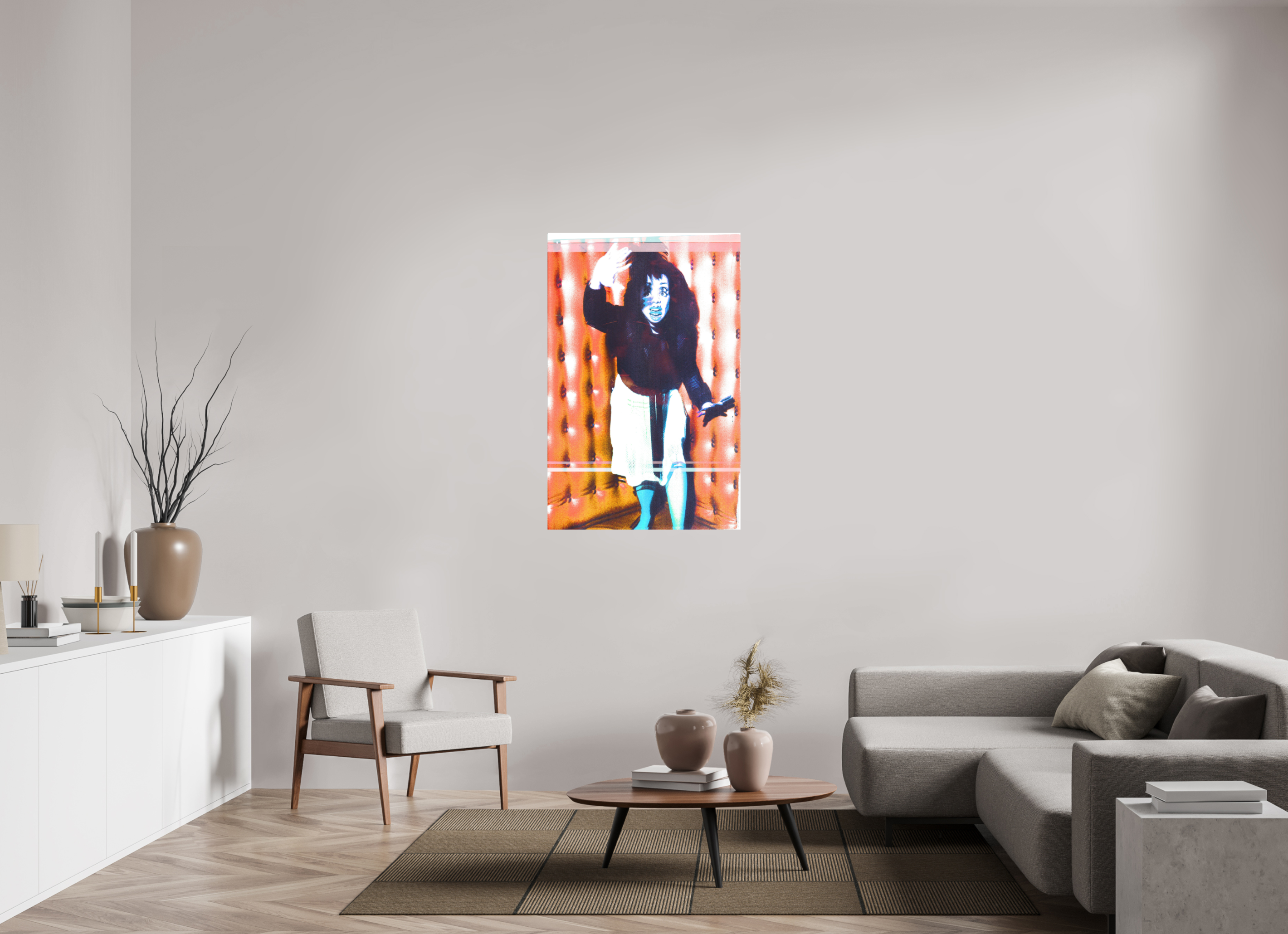31 x 47.6″, Direct Print on Forex Chorophobia