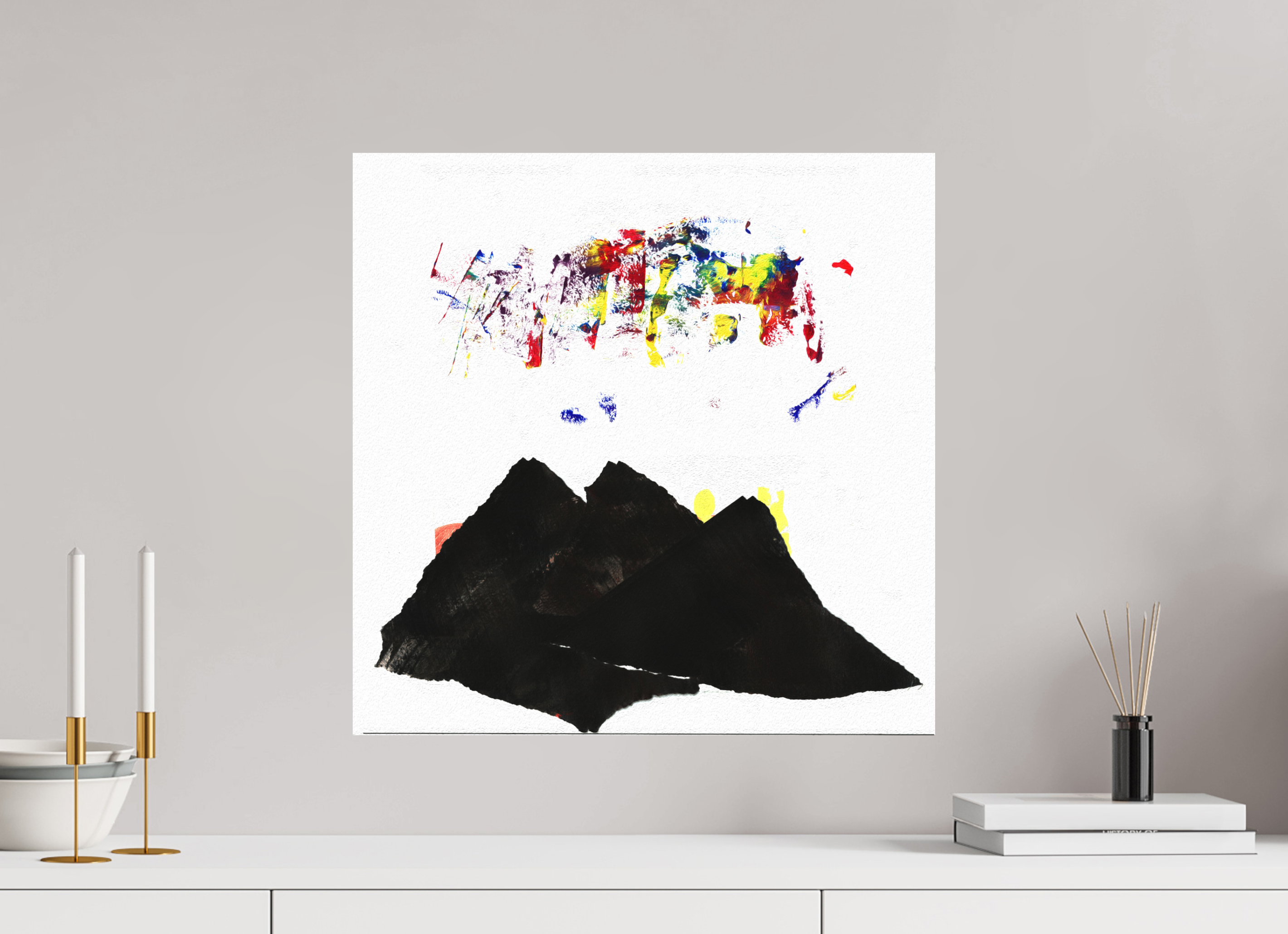 20 x 20″, Direct Print on Forex Northern Lights