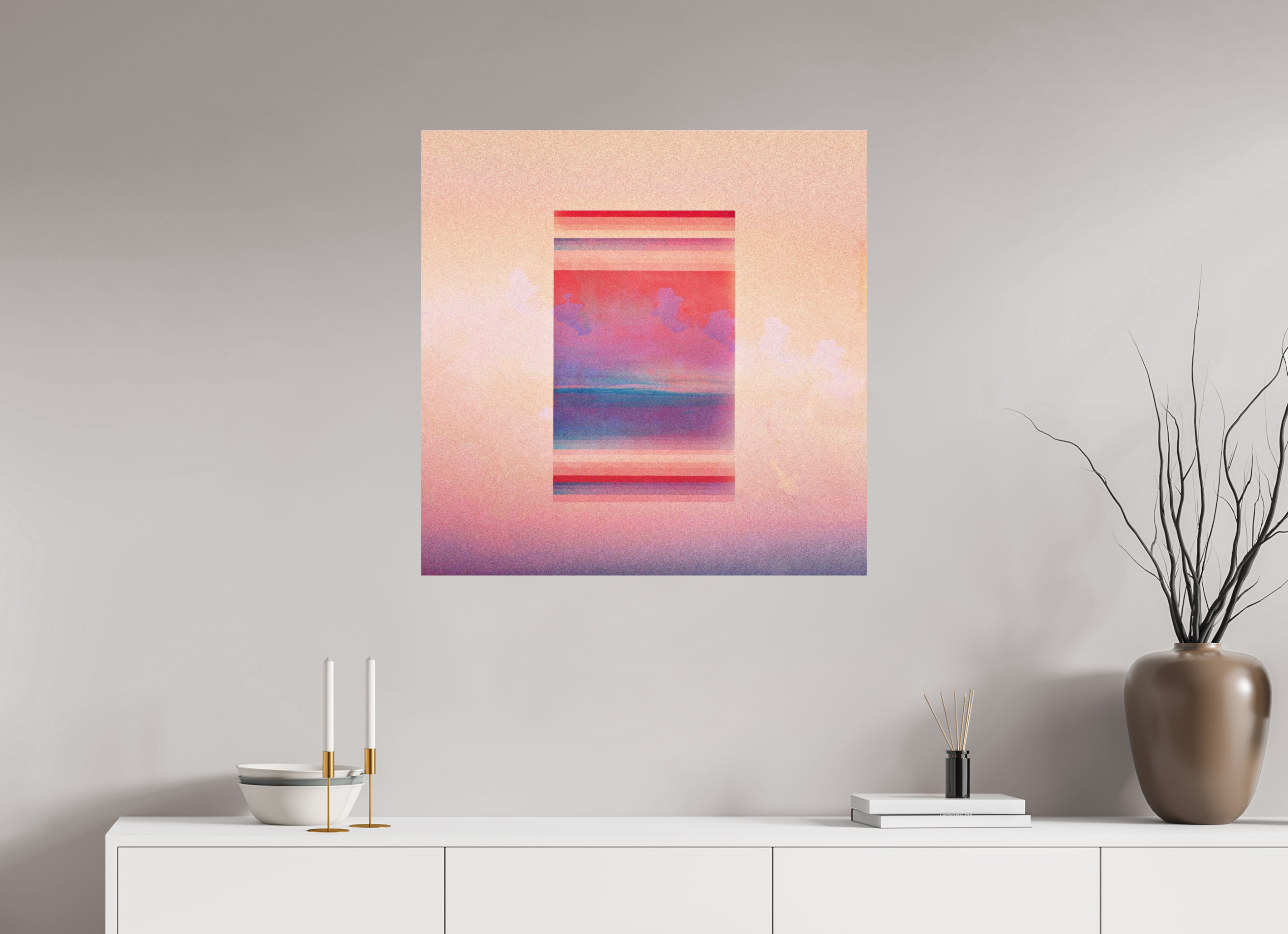 30 x 30″, Photo Print Under Acrylic Glass glass houses
