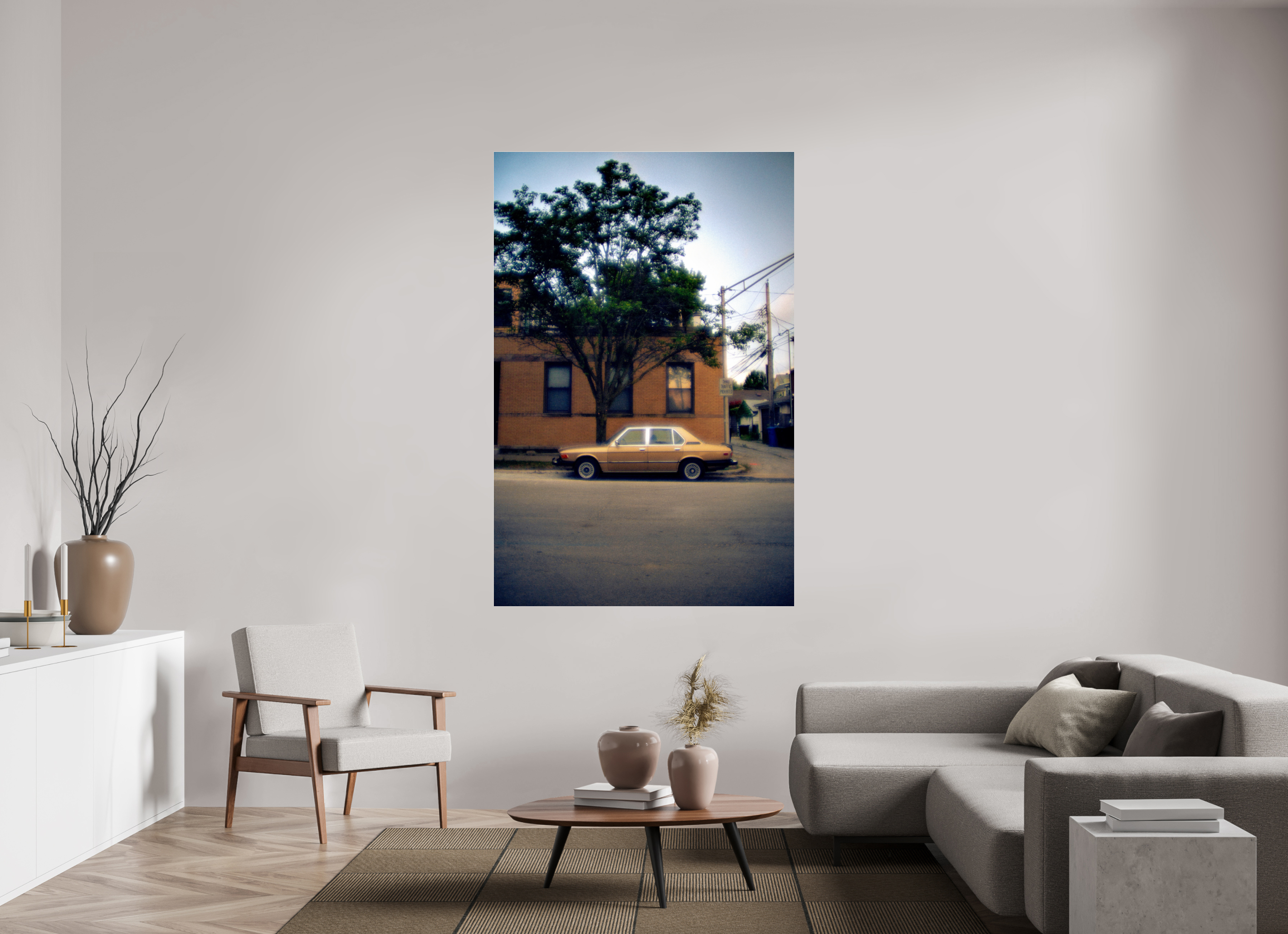 47 x 71.2″, Photo Print Under Acrylic Glass Golden Glow