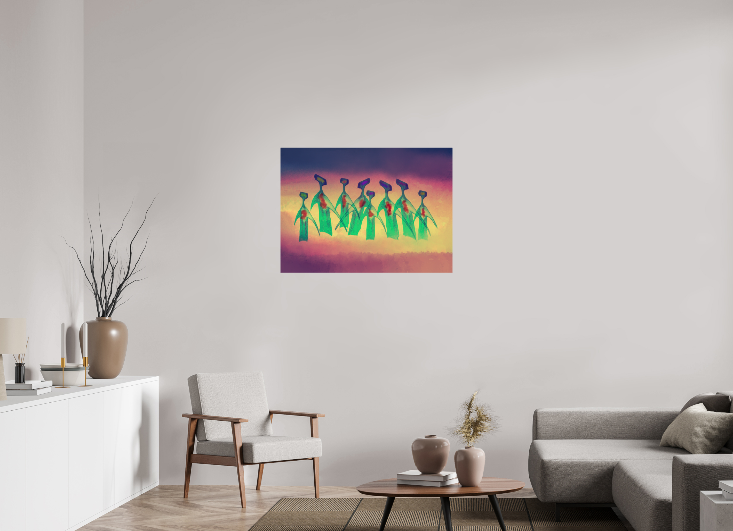 38.5 x 28″, Direct Print on Forex awe
