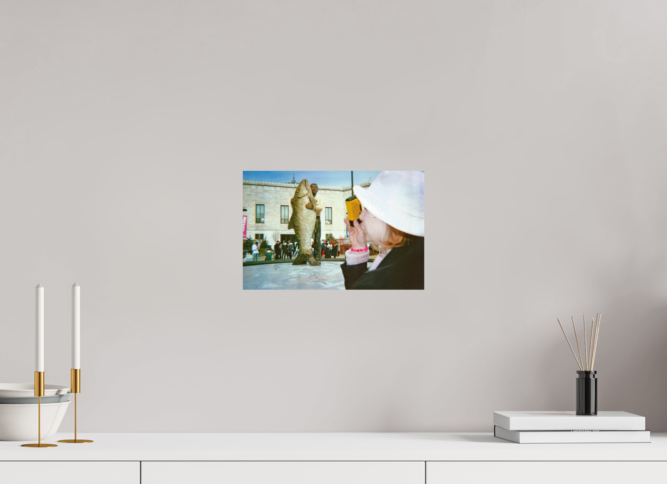 12.2 x 8″, Fine Art Print Hello Fish Man