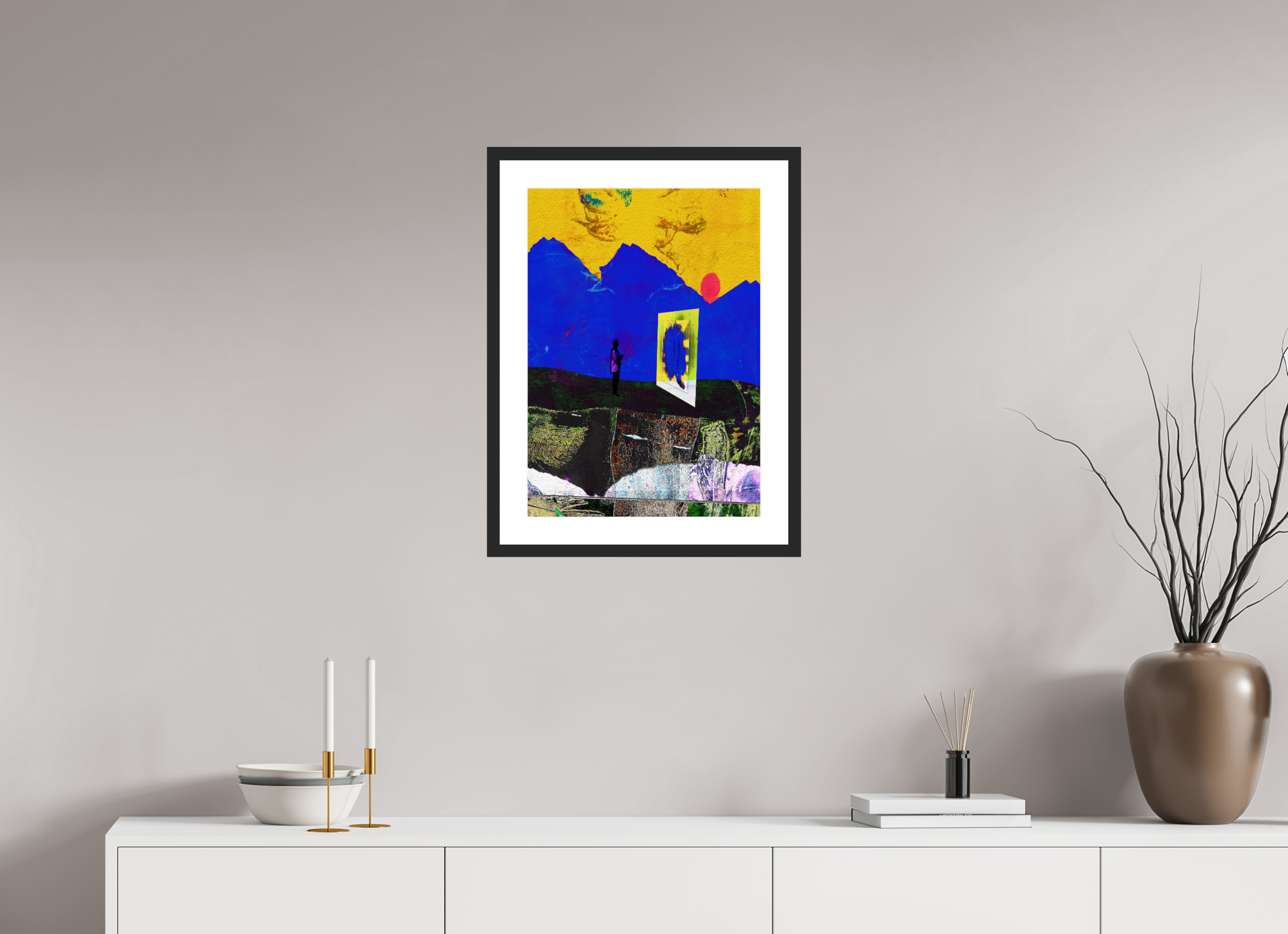16 x 22.4″, Fuji Crystal Archive Print Framed (Black) Portals