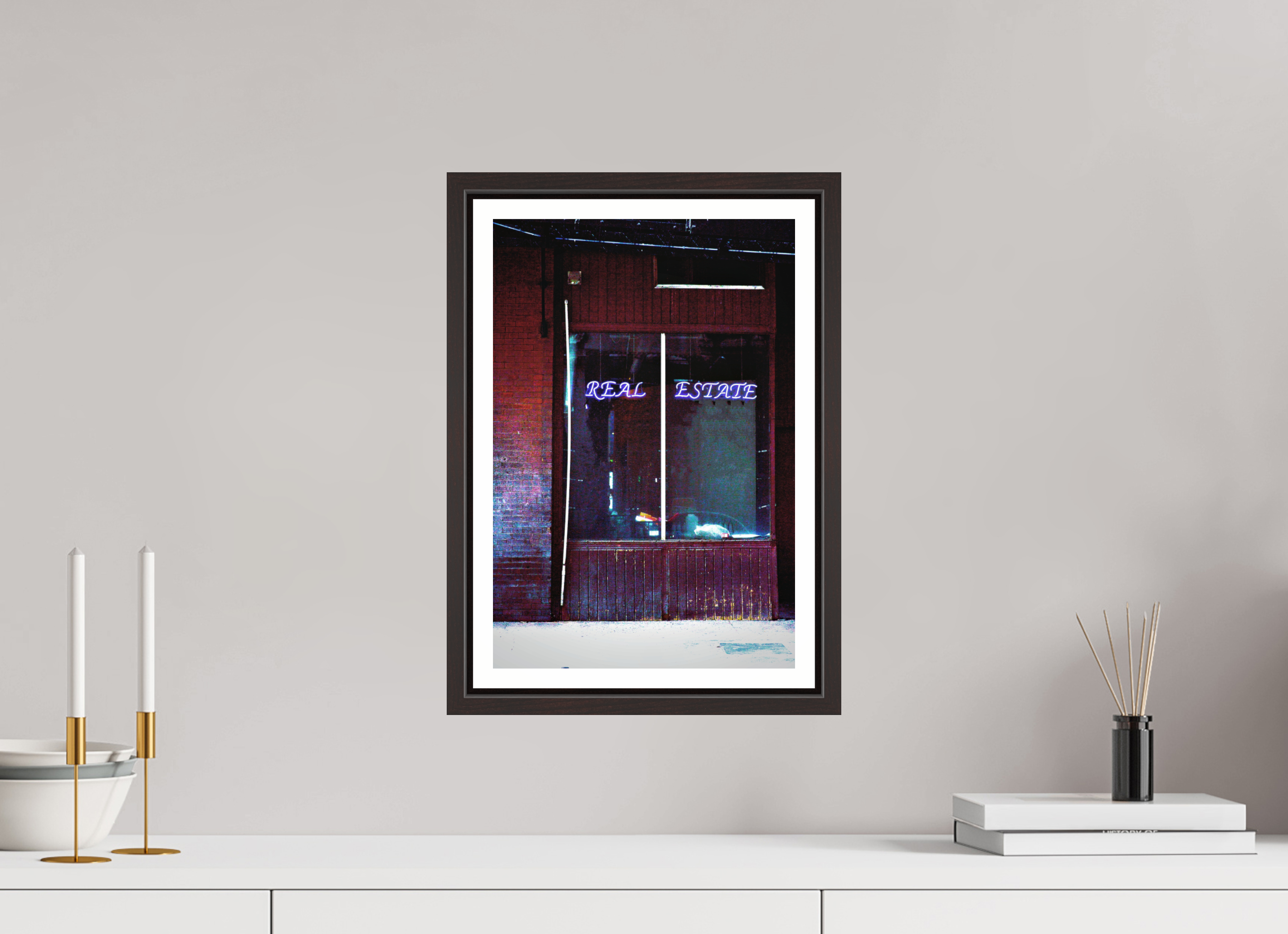 10 x 15″, Floater Frame (Alder Brown) temp