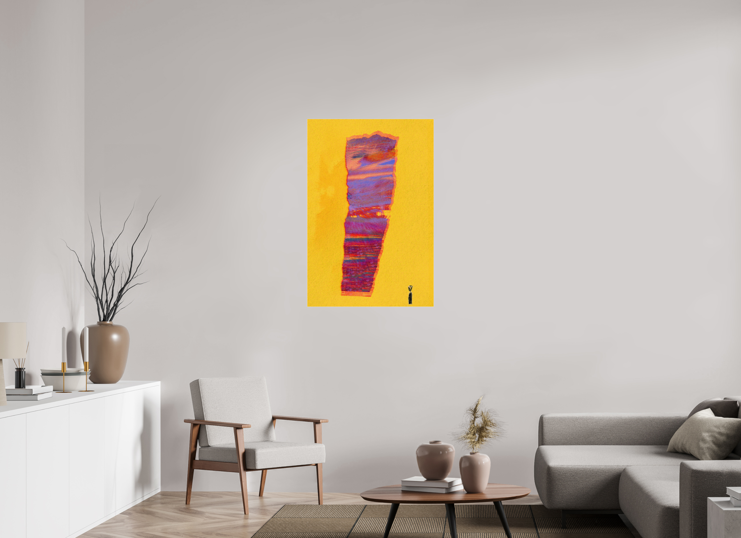28 x 41.5″, Photo Print Under Acrylic Glass Torn