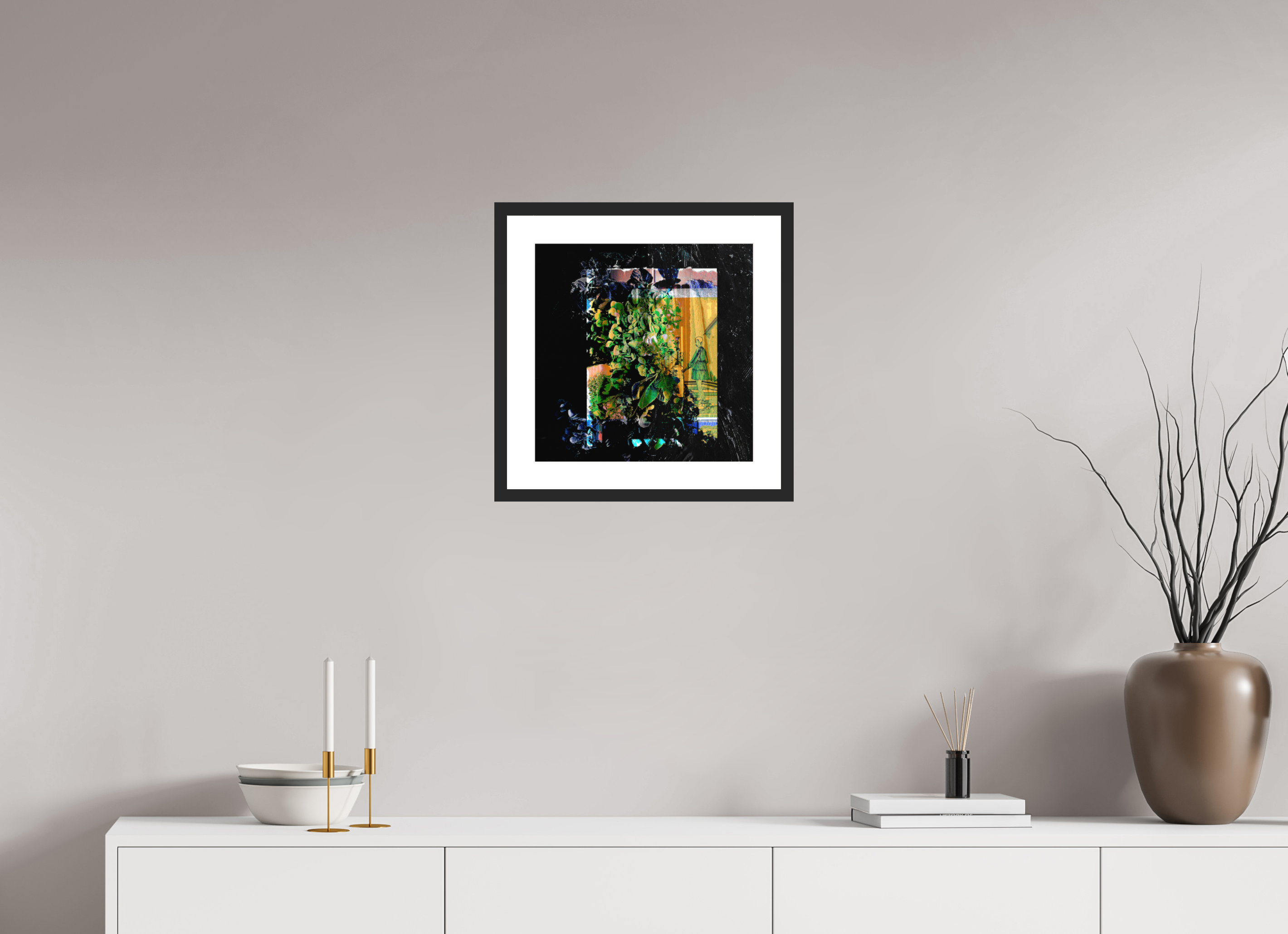 15 x 15″, Fuji Crystal Archive Print Framed (Black) Imposter Syndrome
