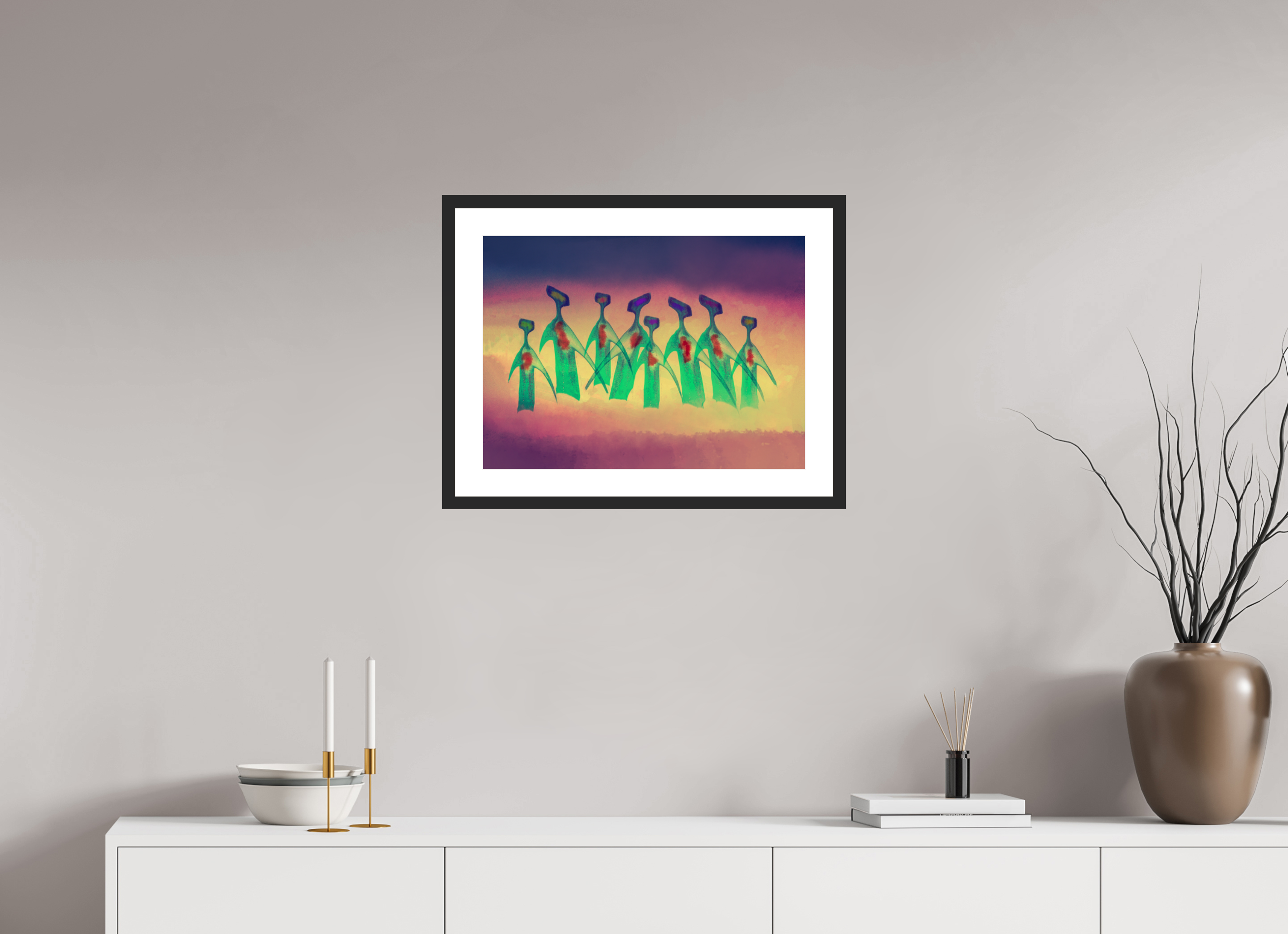 22 x 16″, Framed #1 awe