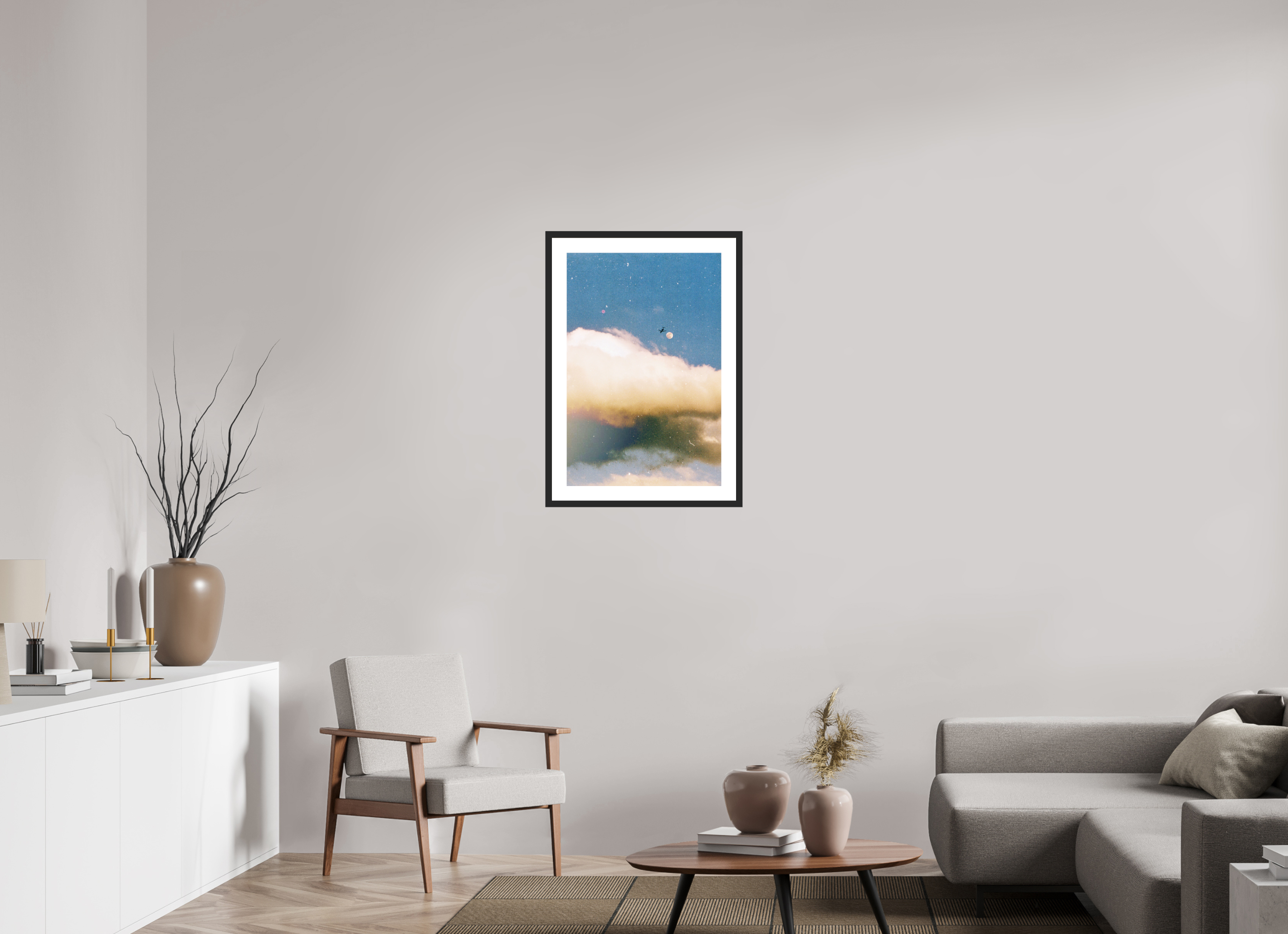 20 x 30″, Framed #1 Flying