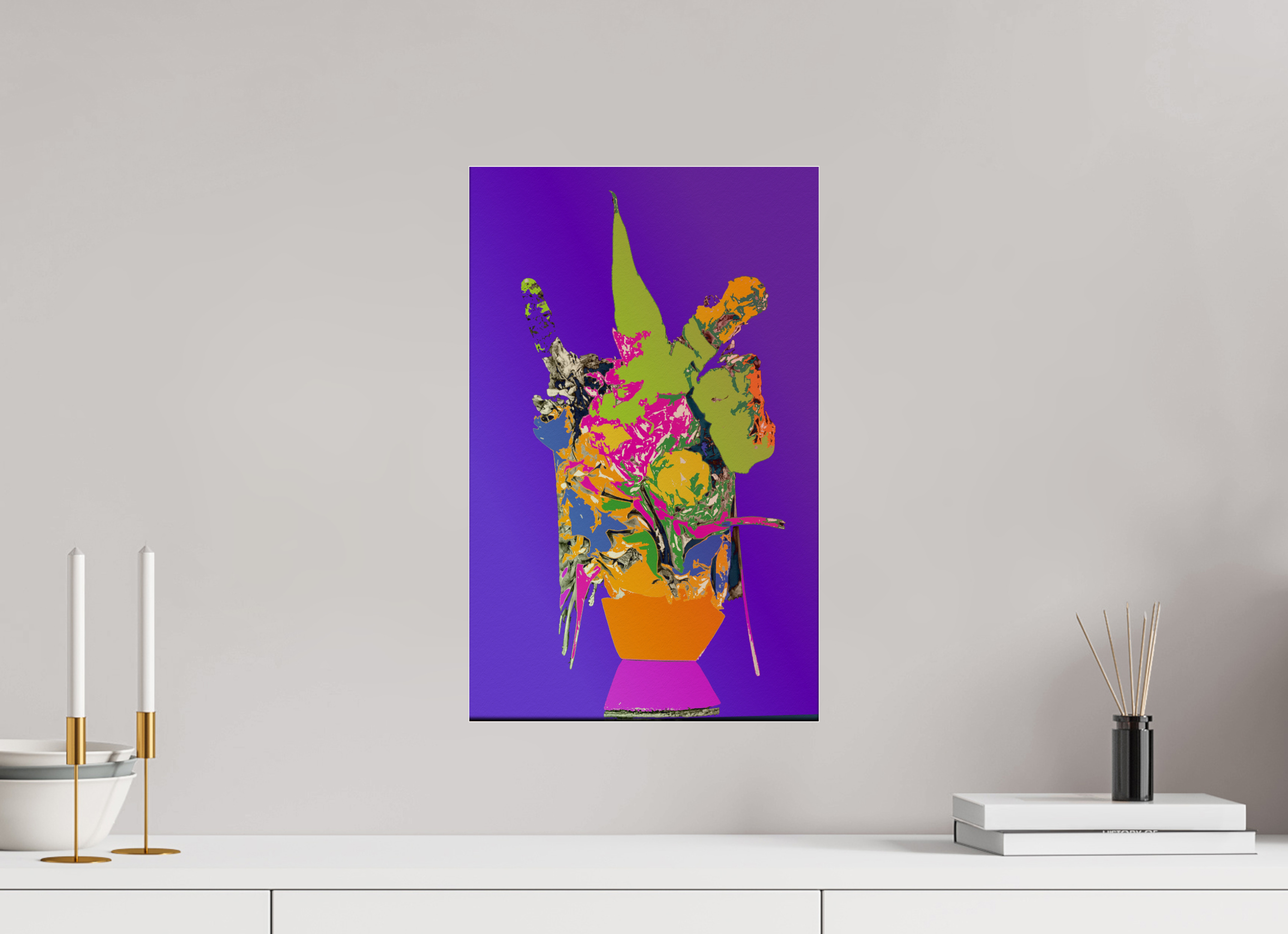 12 x 19.1″, Photo Print Under Acrylic Glass Pop Vase 1