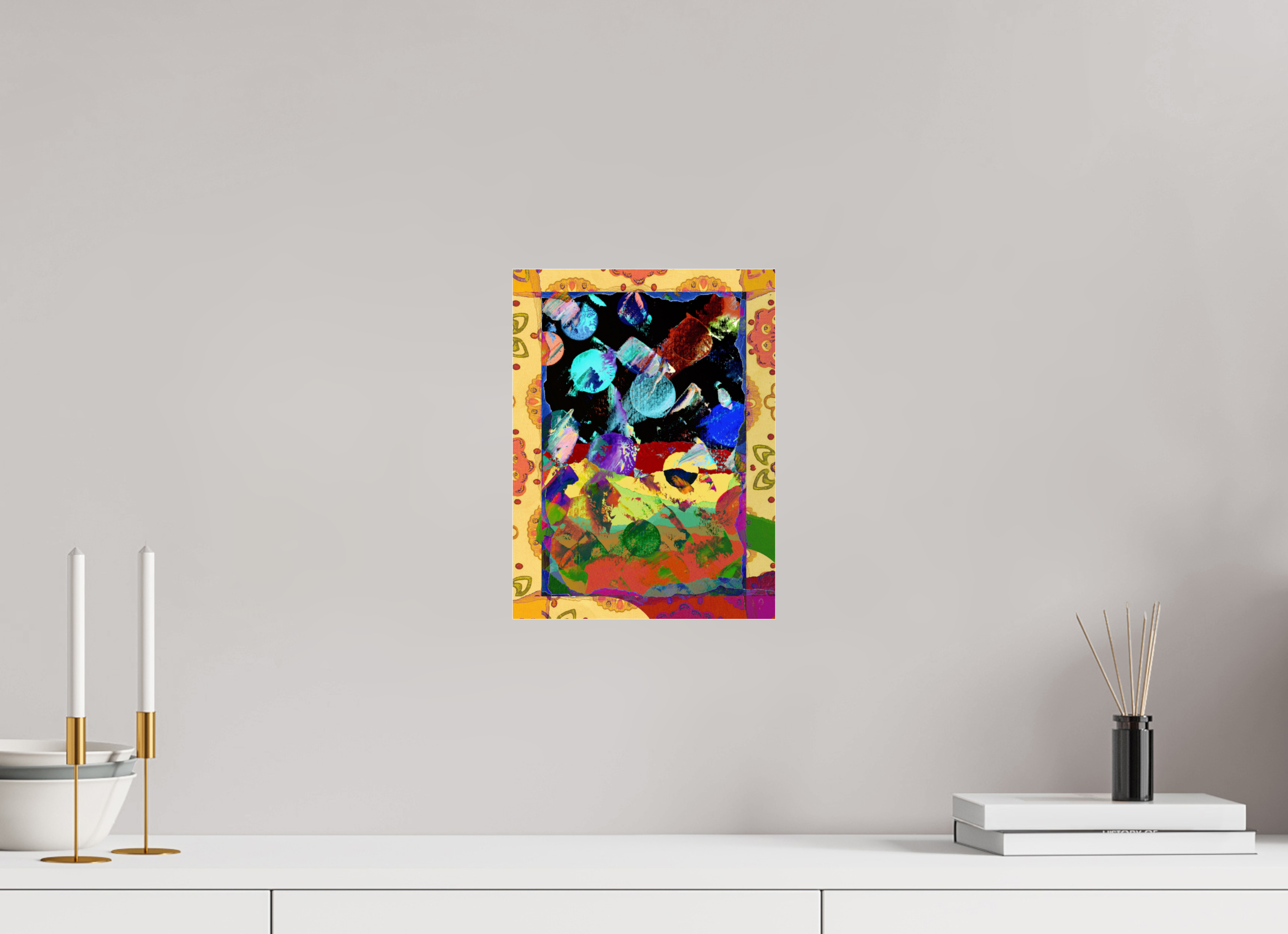 9 x 12″, Photo Print Under Acrylic Glass space paper