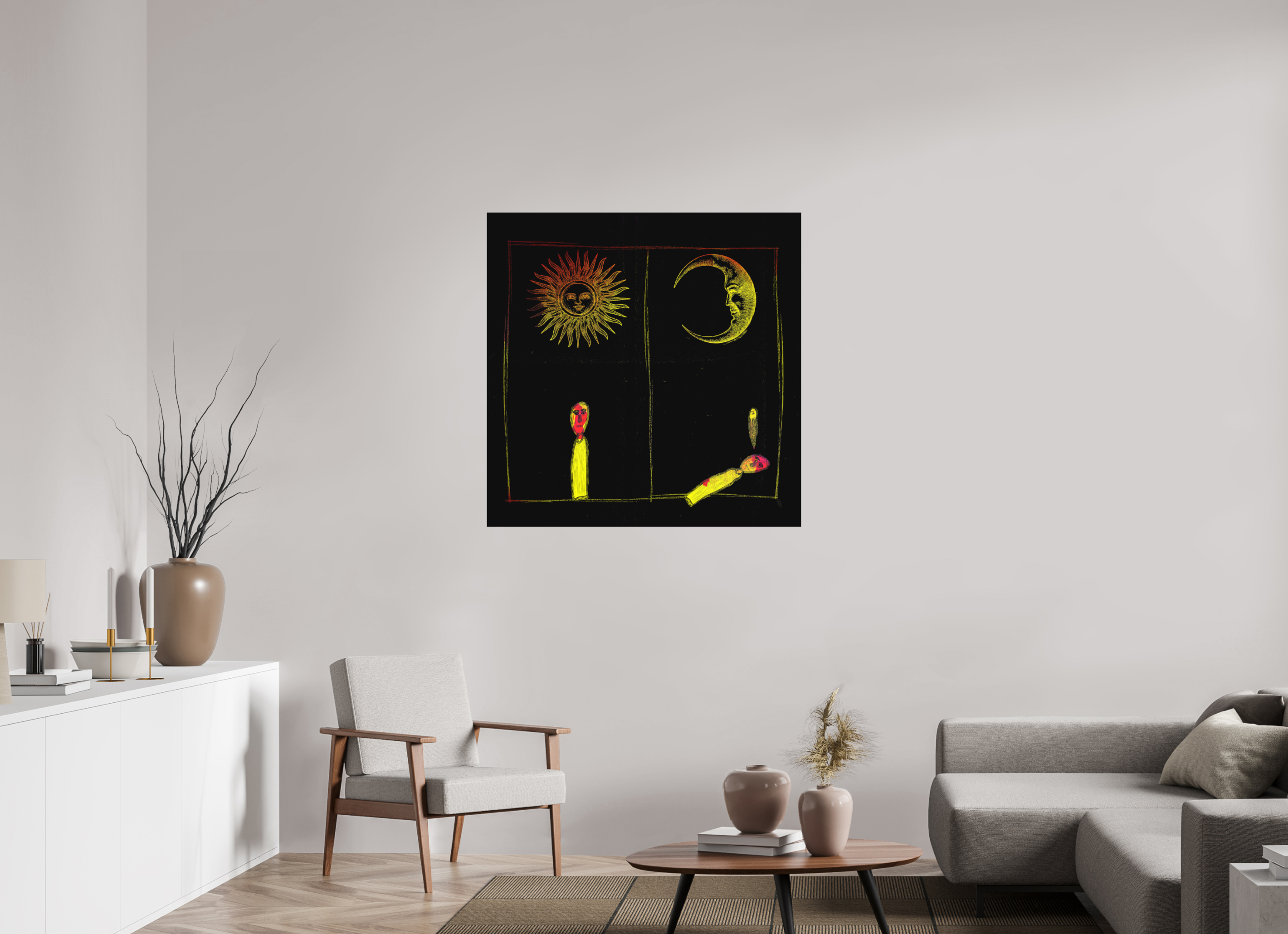 40 x 40″, Aluminum Dibond Life Cycle
