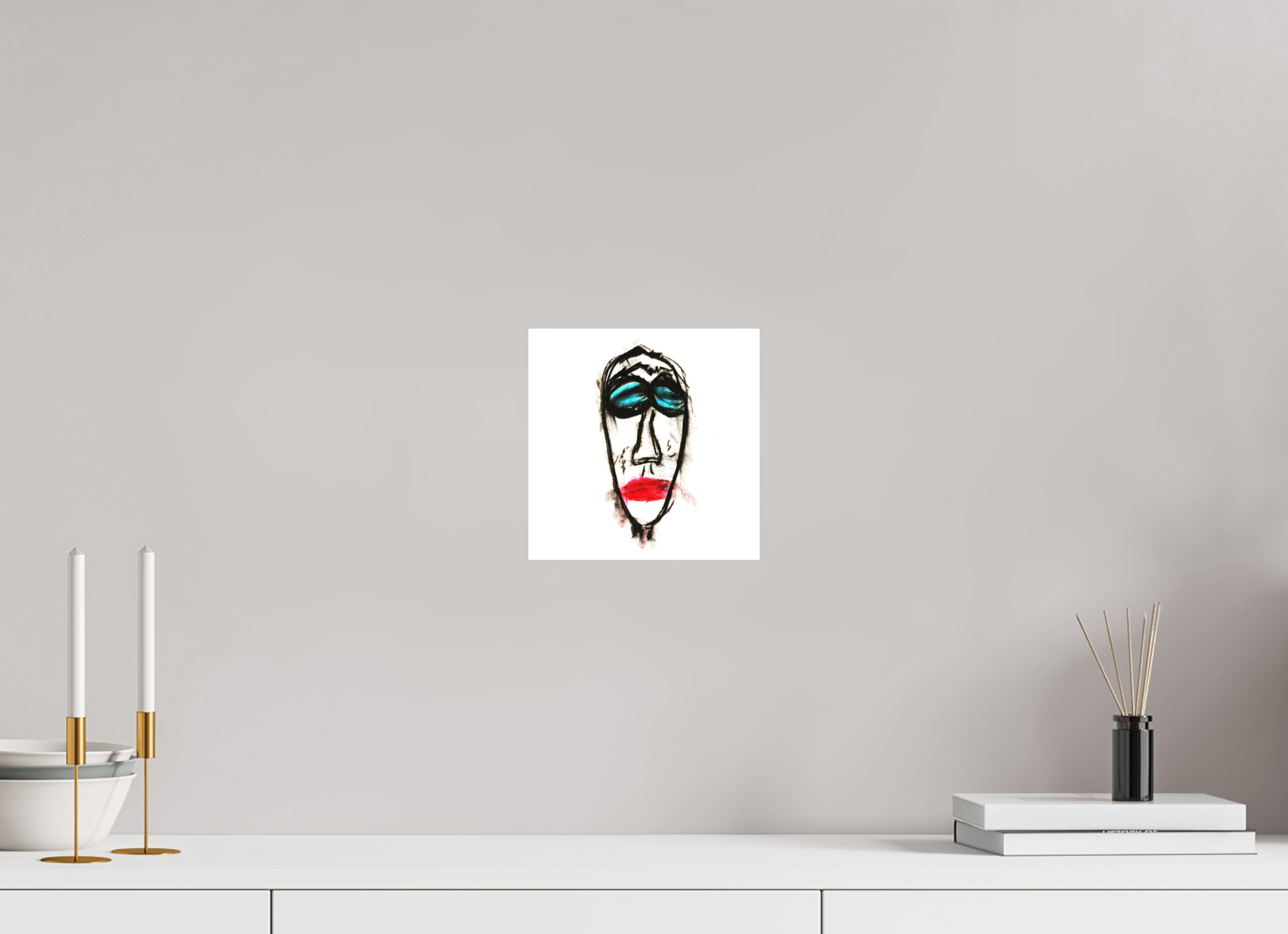 8 x 8″, Direct Print on Forex Mr. Everybody