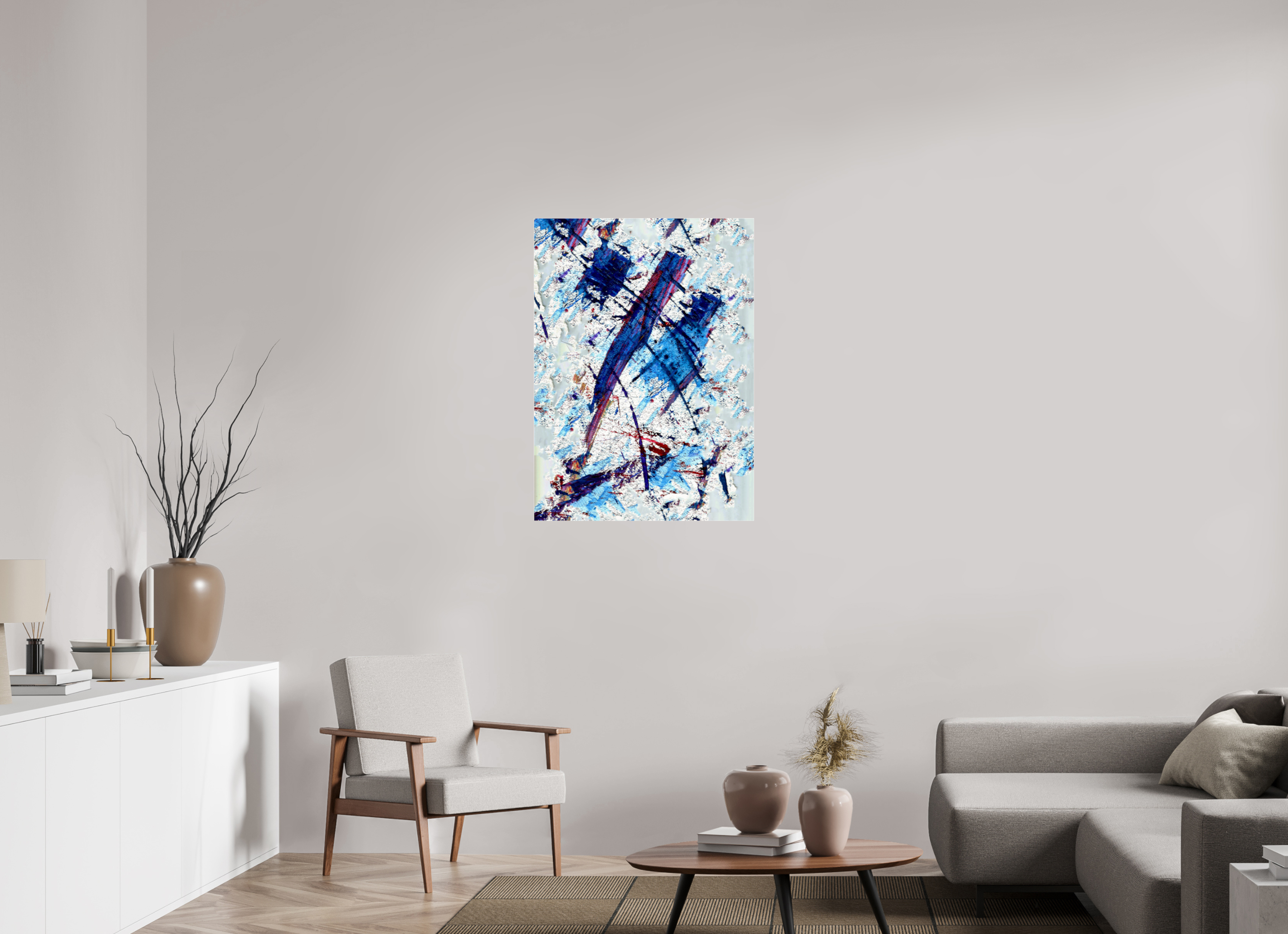28 x 38.5″, Photo Print Under Acrylic Glass Blue Note