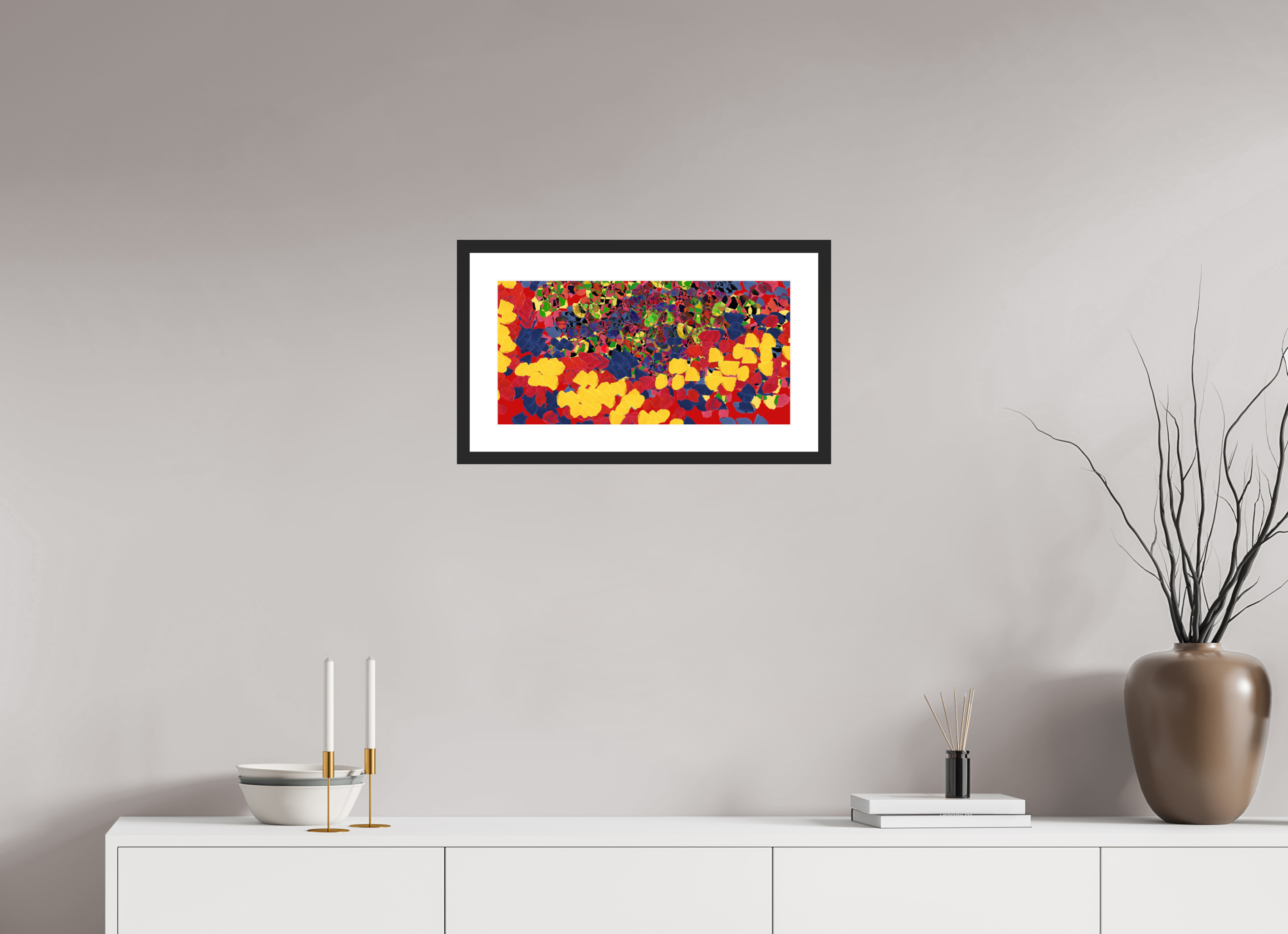 20 x 10″, Framed #1 layer