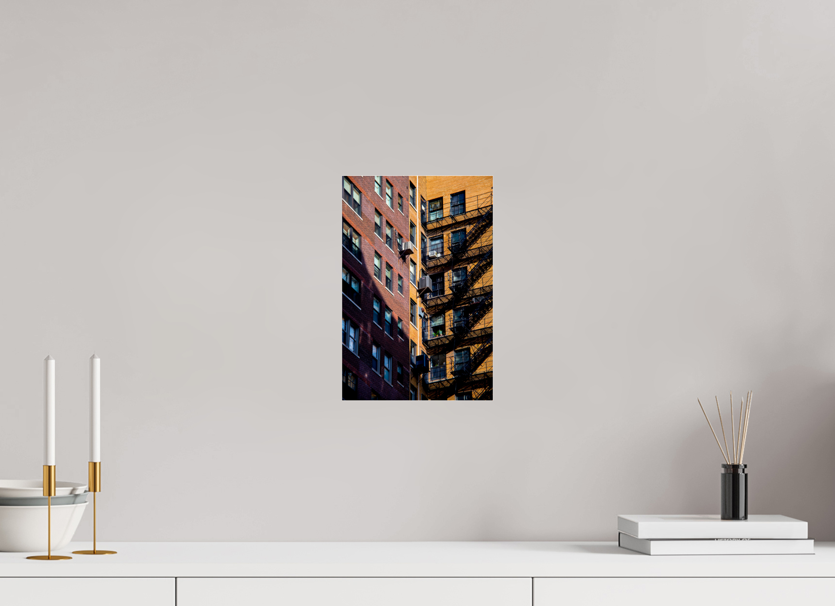 8 x 11.9″, Photo Print Under Acrylic Glass City Escape