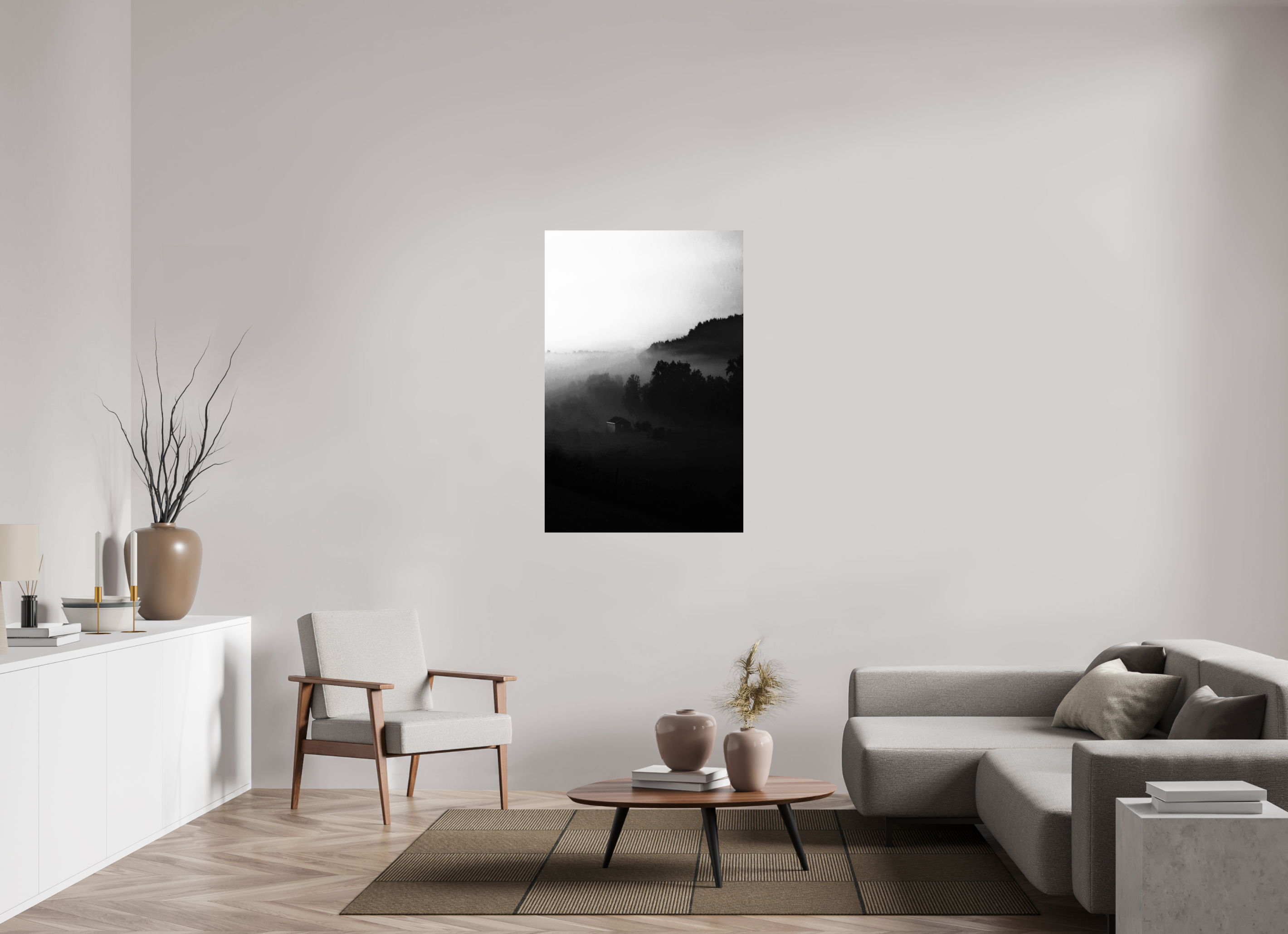 32 x 48.7″, Fine Art Print New Camping