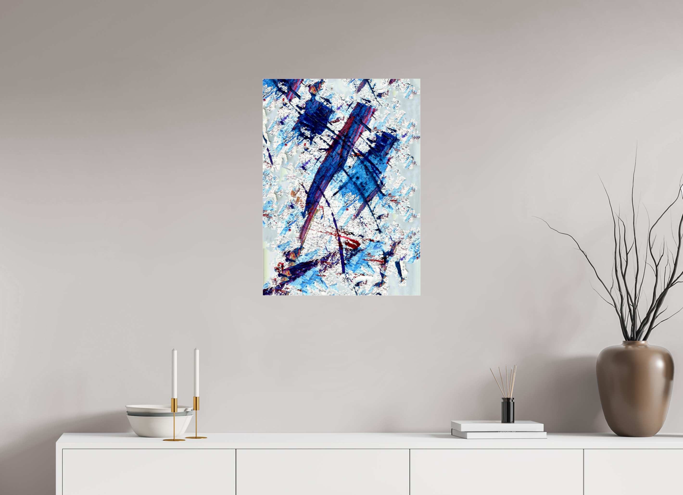 20 x 27.5″, Photo Print Under Acrylic Glass Blue Note