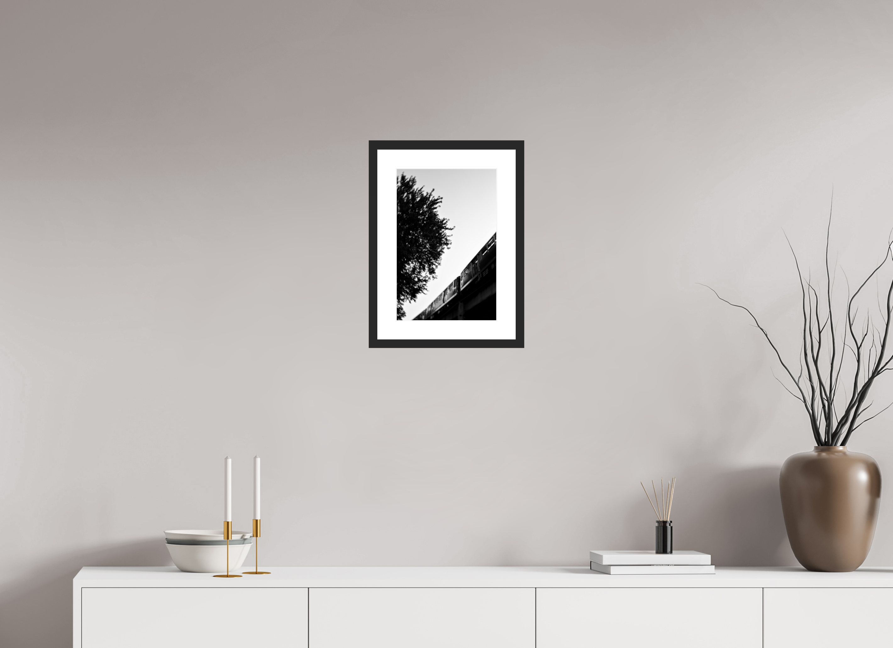 10 x 15″, Fuji Crystal Archive Print Framed (Black) Transit