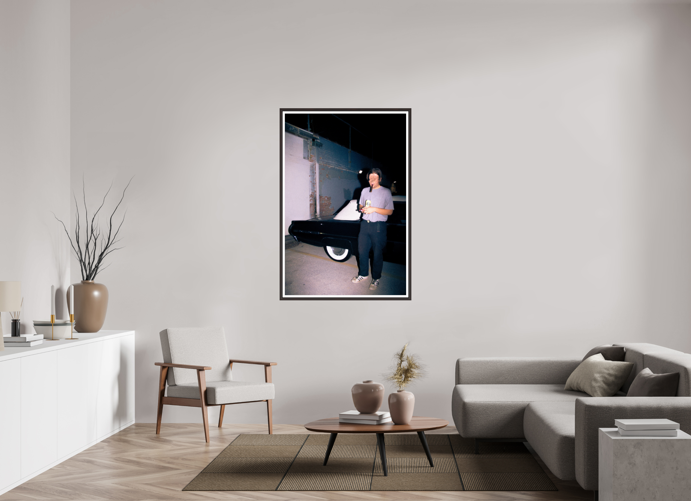 36 x 54″, Floater Frame (Alder Brown) 1800