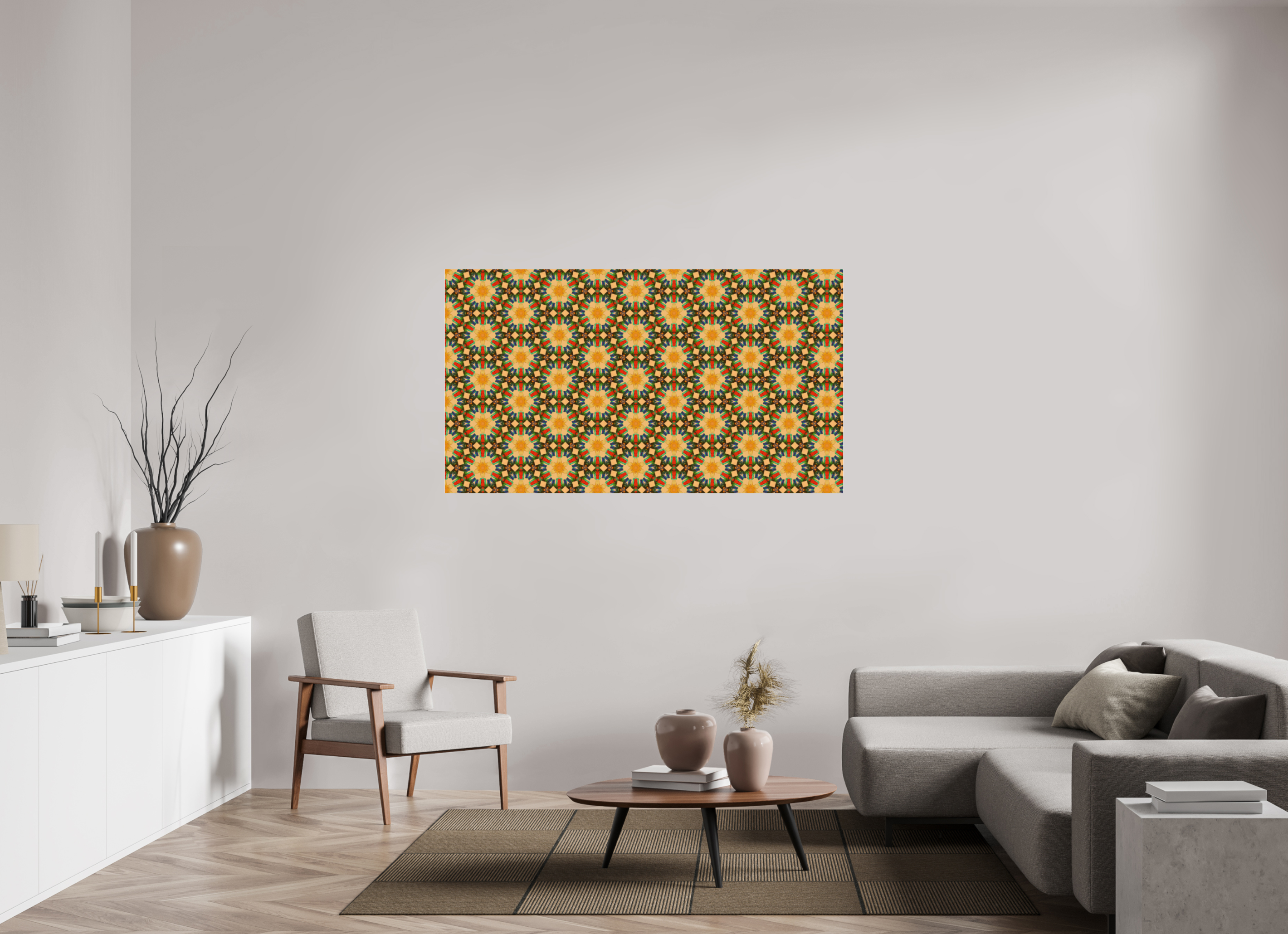 64 x 36″, Photo Print Under Acrylic Glass Harmony, Respect, Purity, and Tranquility