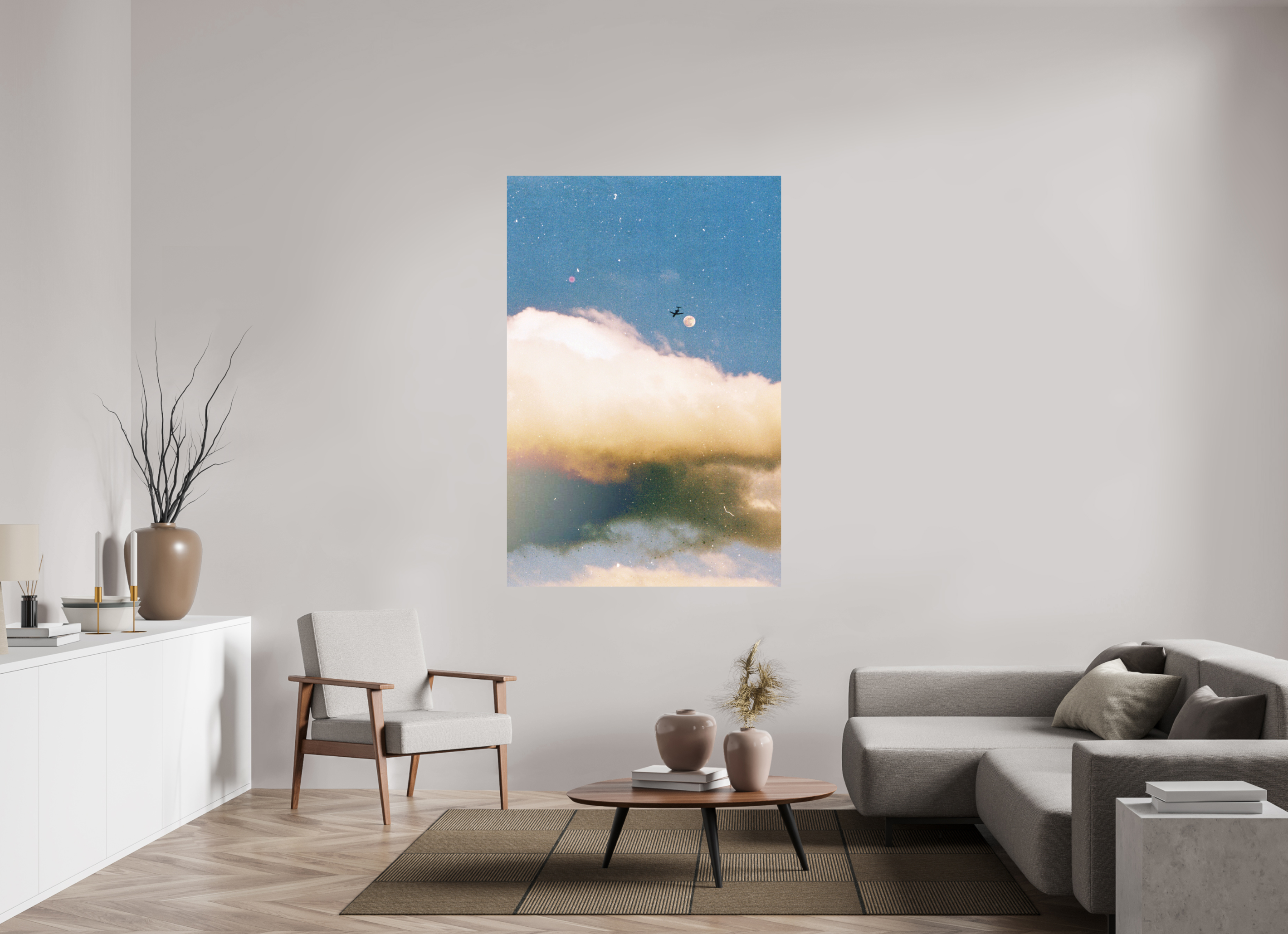 44 x 66″, Aluminum Dibond Flying