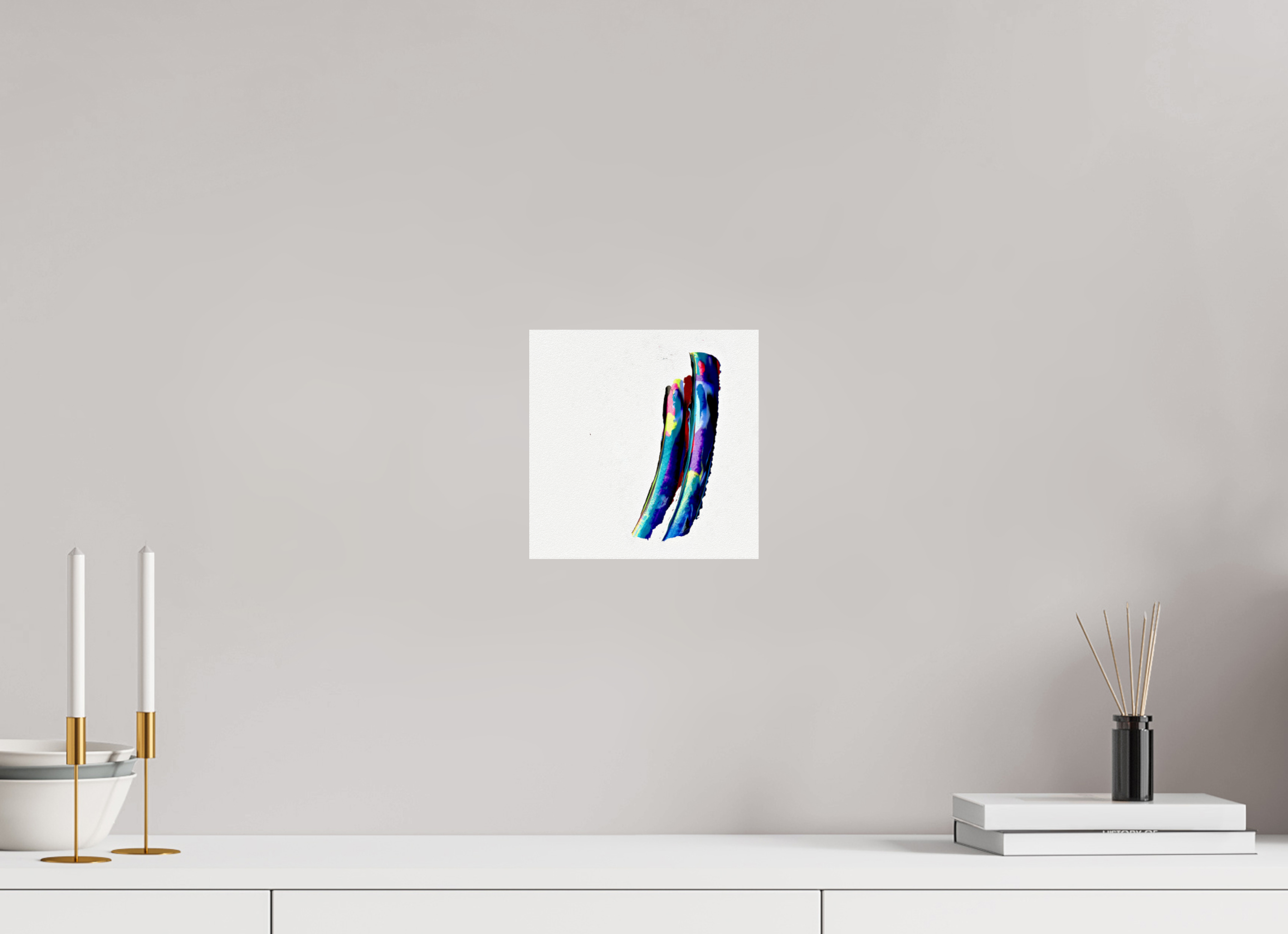 8 x 8″, Fine Art Print 2 Fish