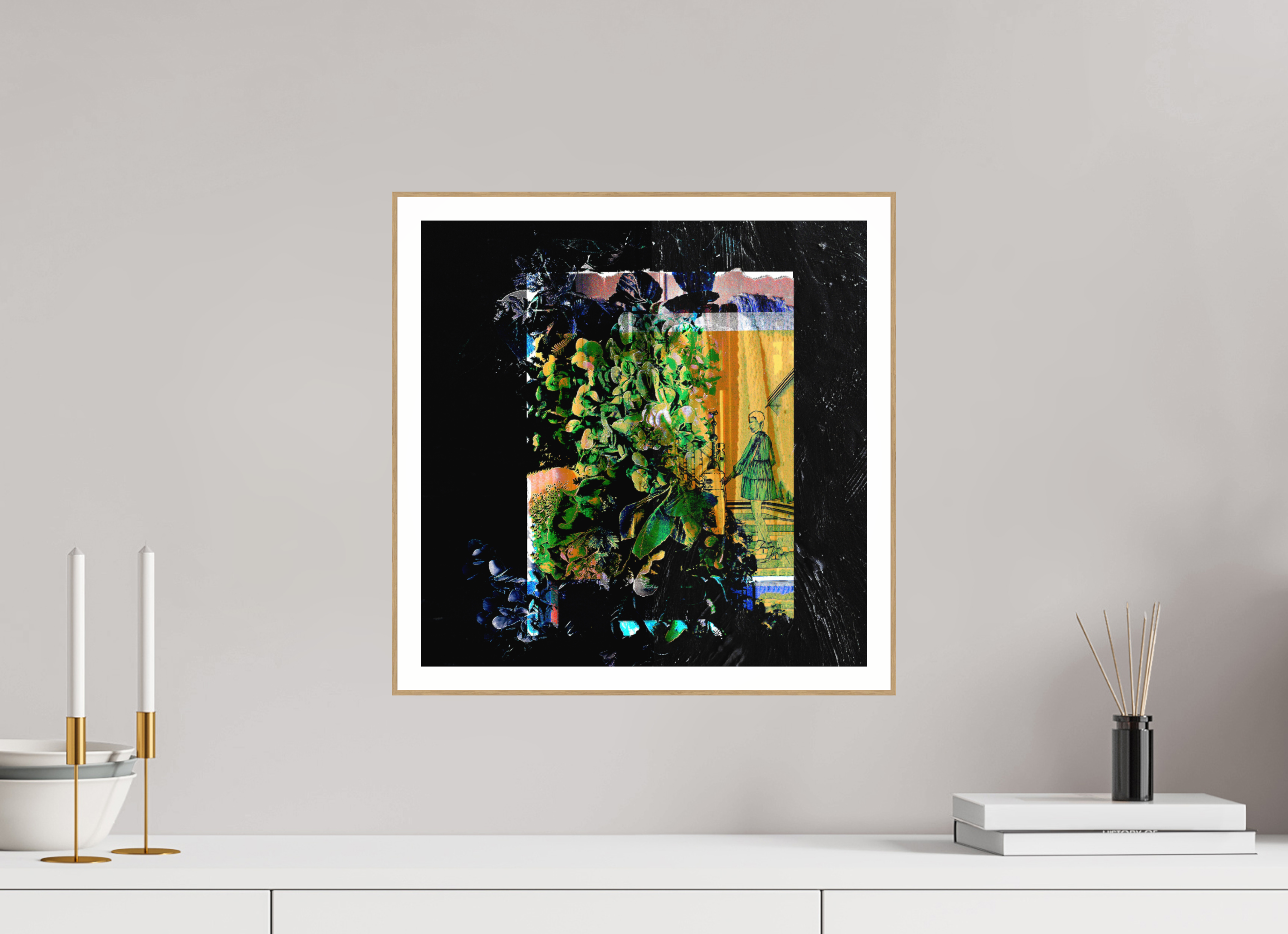 15 x 15″, Solid Wood ArtBox (Oak) Imposter Syndrome
