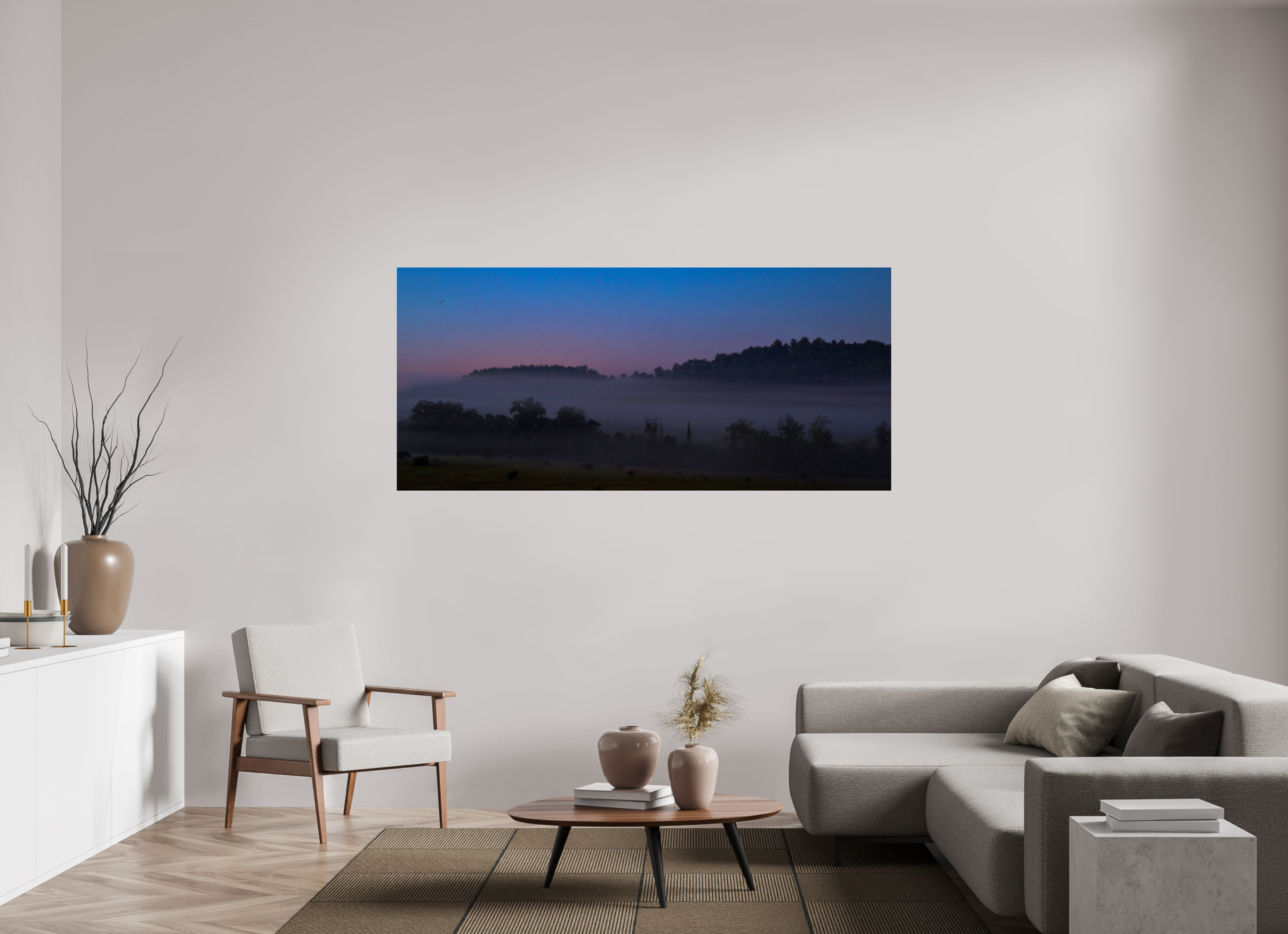 77.5 x 35″, Photo Print Under Acrylic Glass Somewhere In Ohio
