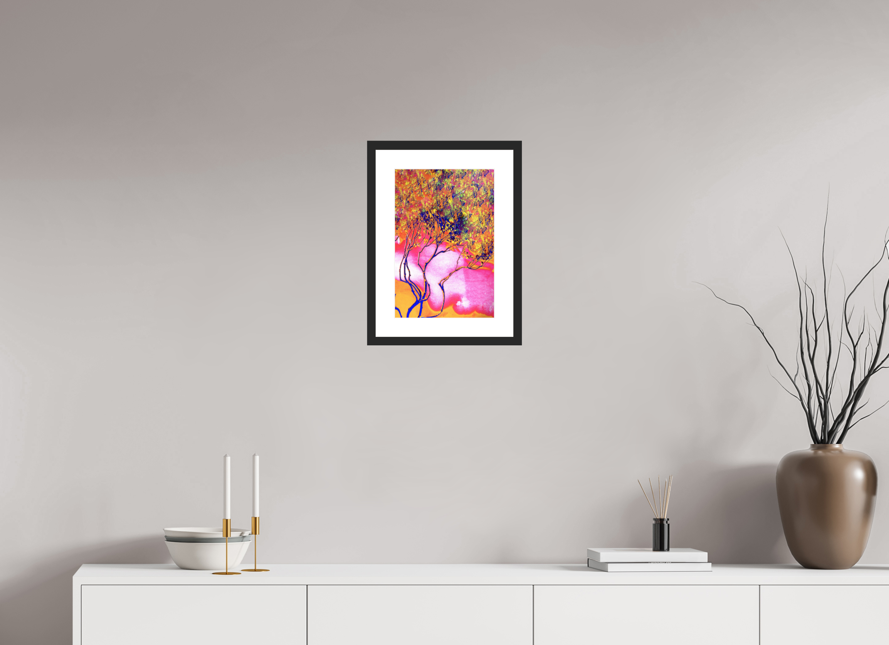 10 x 14.8″, Fuji Crystal Archive Print Framed (Black) Burning Bush