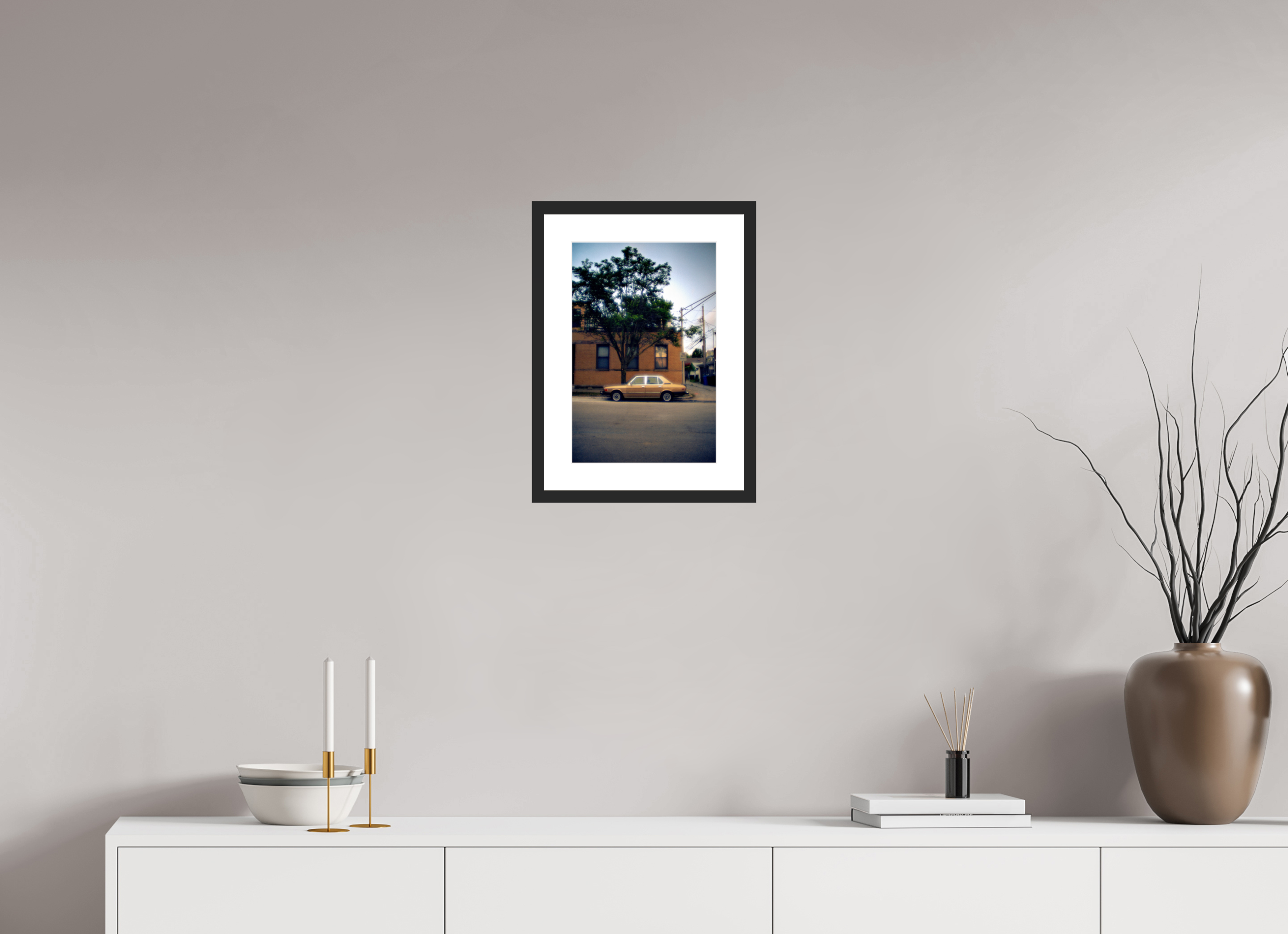10 x 15.2″, Fuji Crystal Archive Print Framed (Black) Golden Glow
