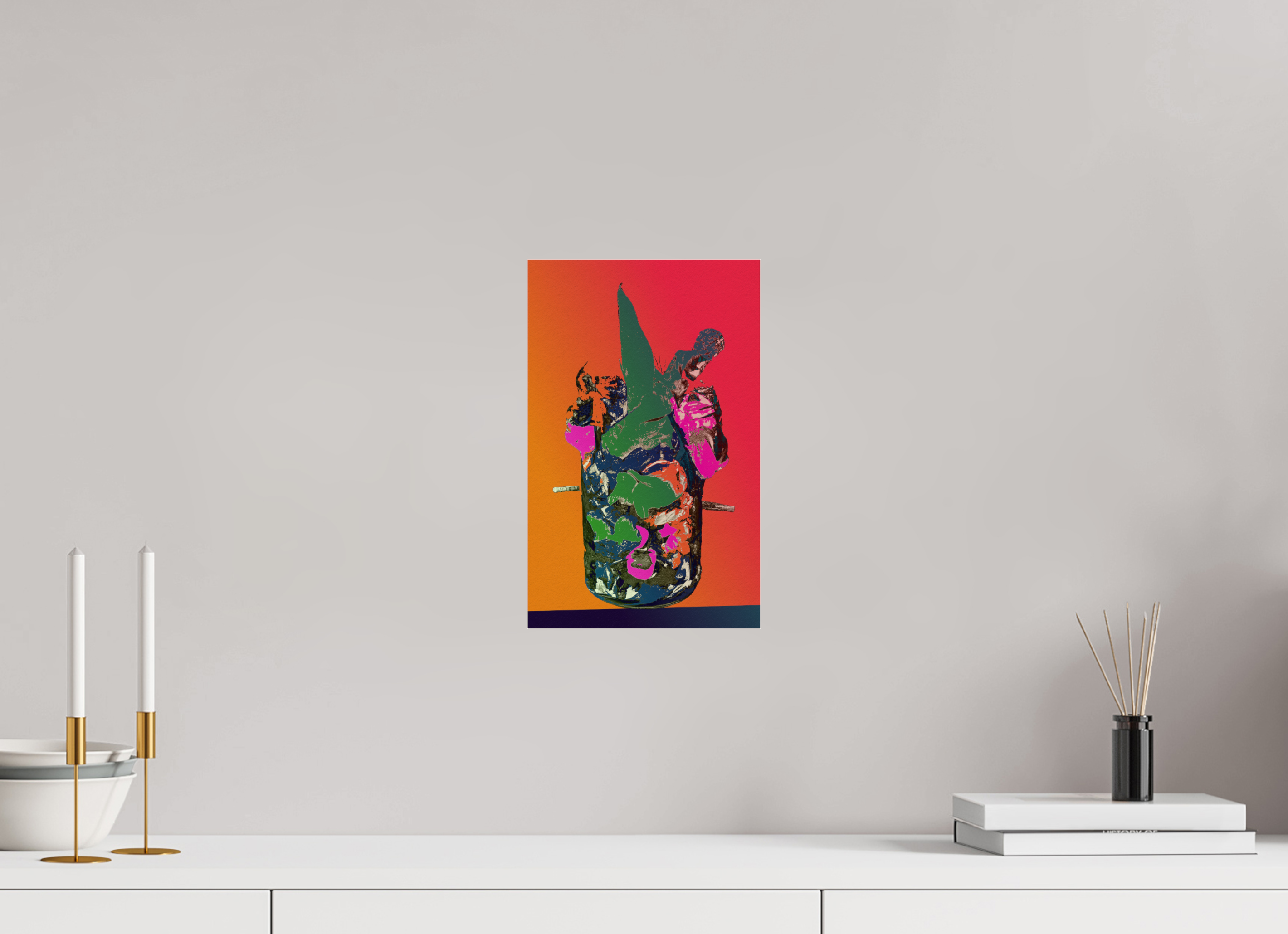 8 x 12.7″, Photo Print Under Acrylic Glass Pop Vase 2