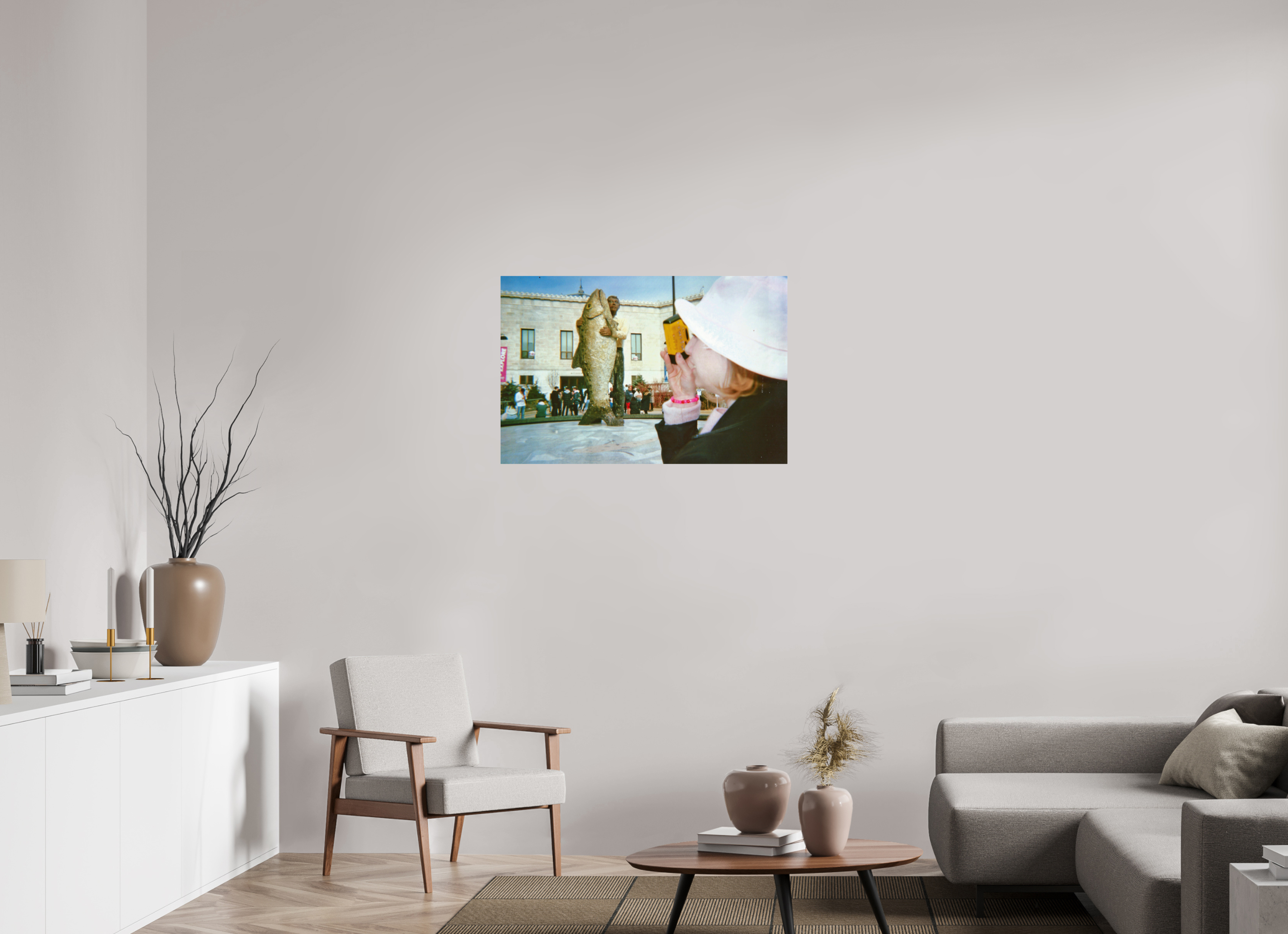 36.7 x 24″, Fine Art Print Hello Fish Man