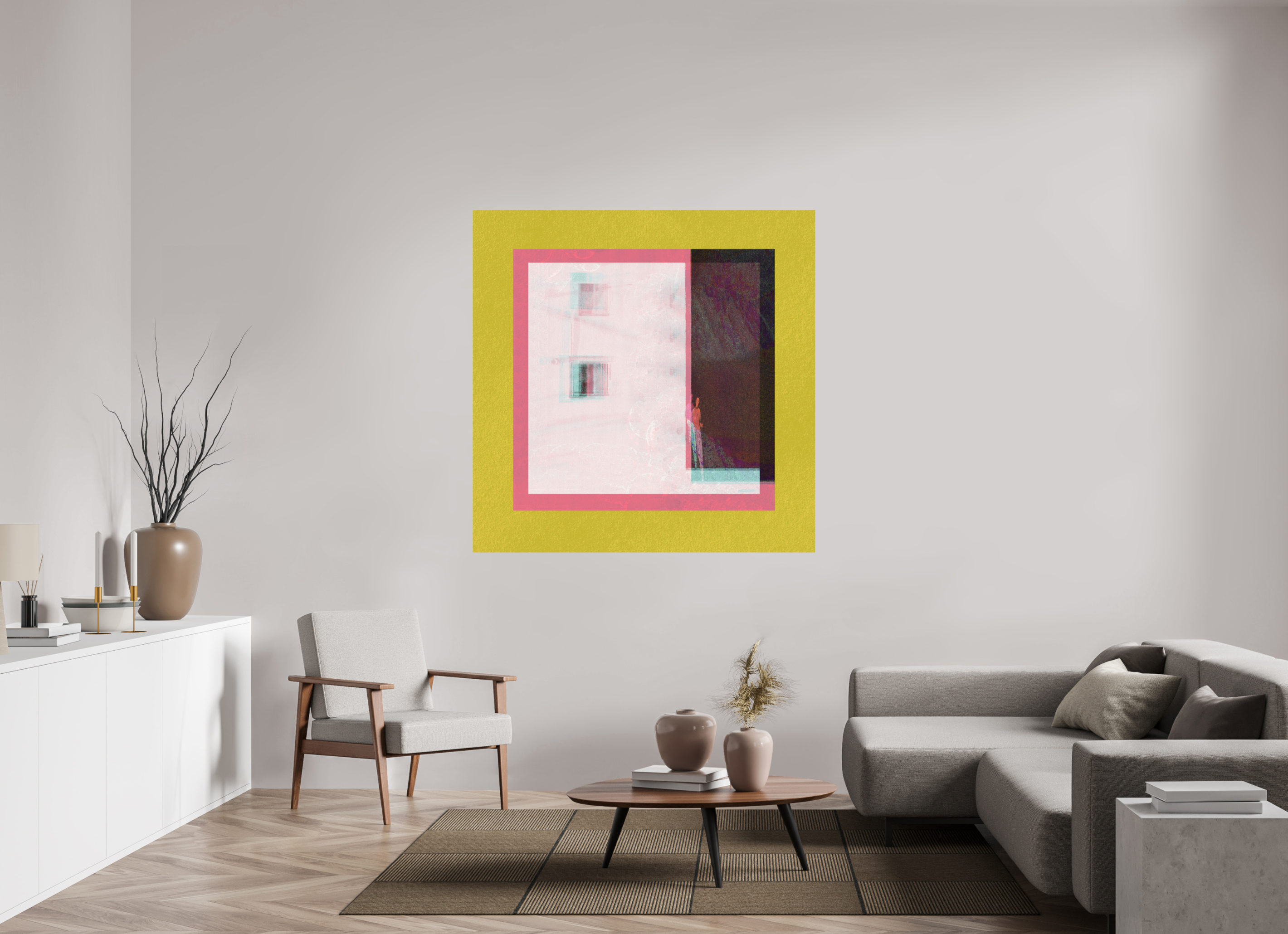 55 x 55″, Direct Print on Forex Corner Store