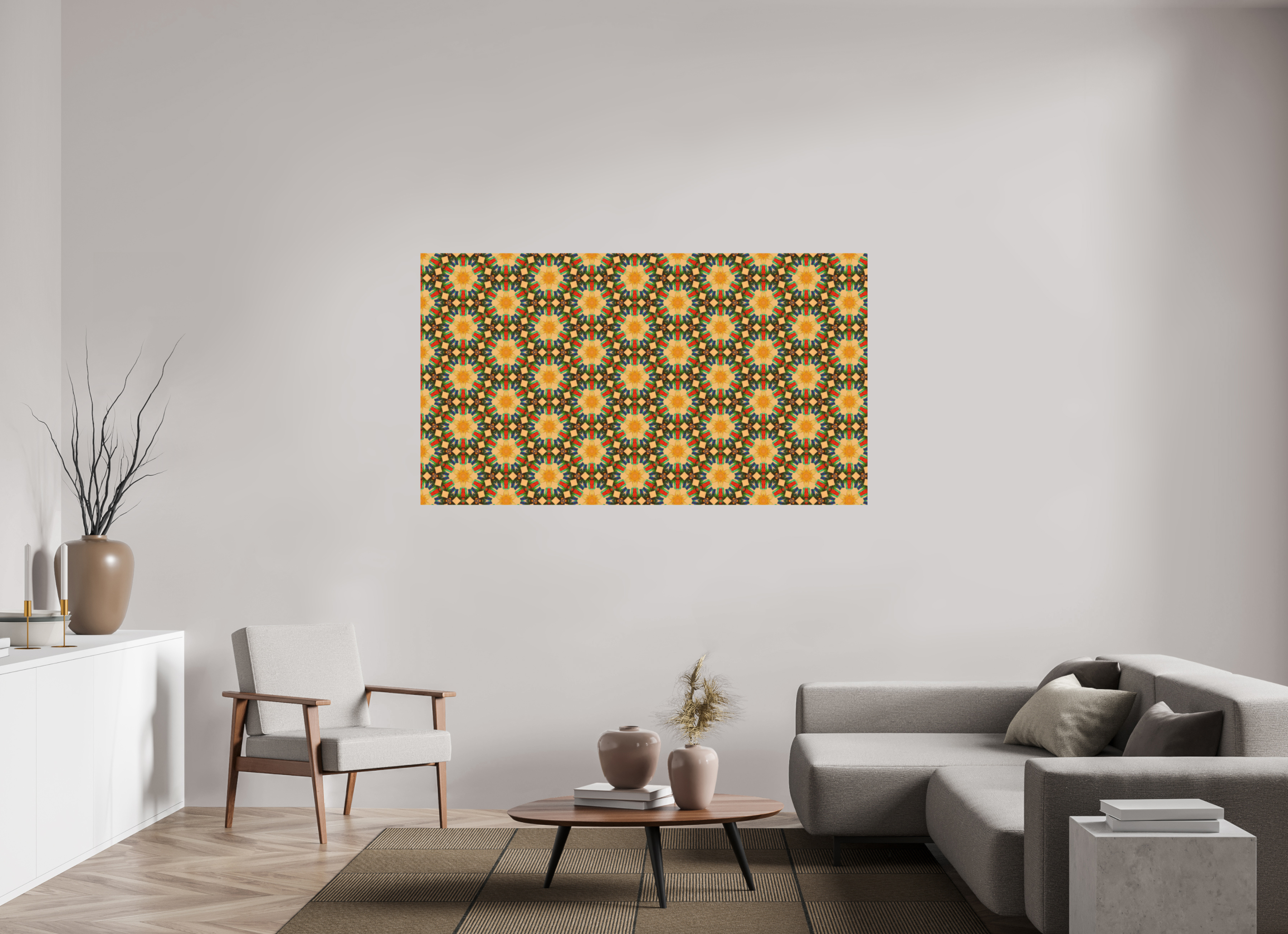 70 x 39.4″, Direct Print on Forex Harmony, Respect, Purity, and Tranquility