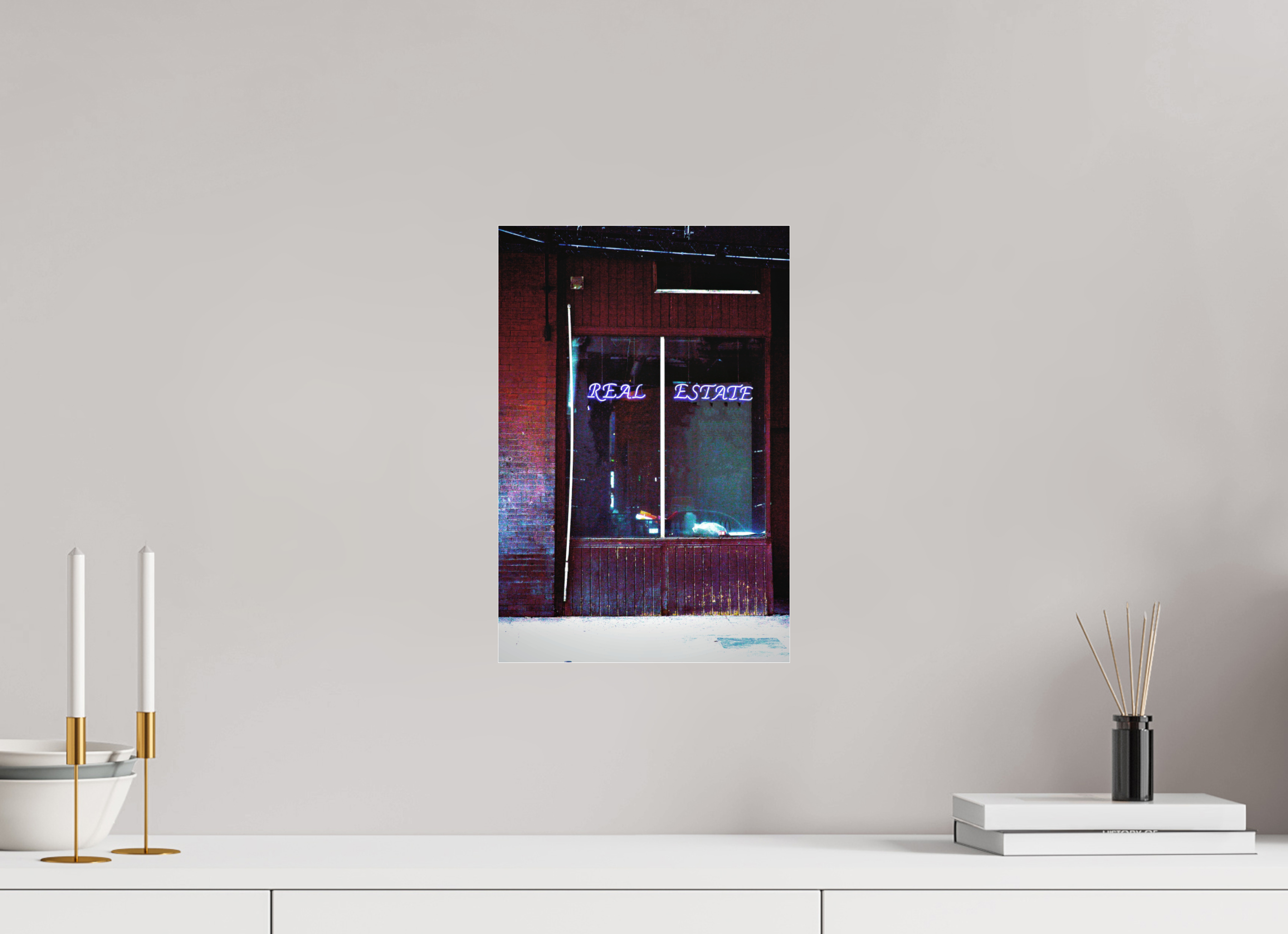 10 x 15″, Photo Print Under Acrylic Glass Real Estate
